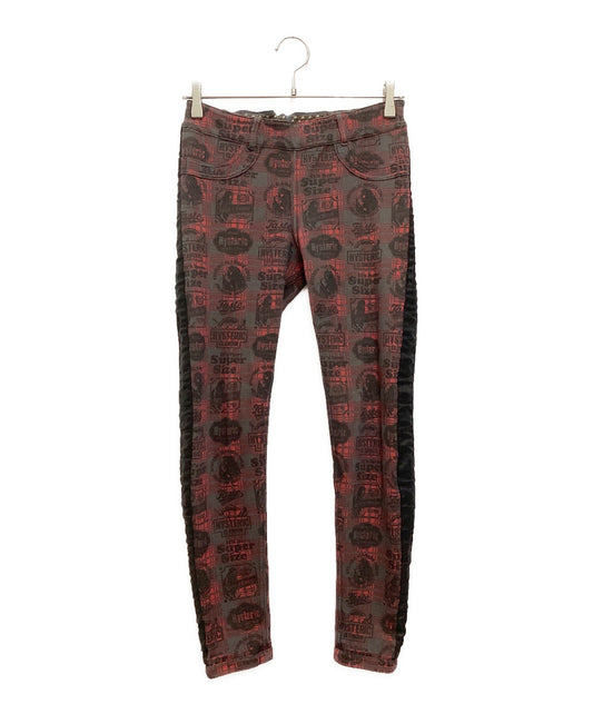 [Pre-owned] Hysteric Glamour Reversible Sweatpants Leggings Transfer Print