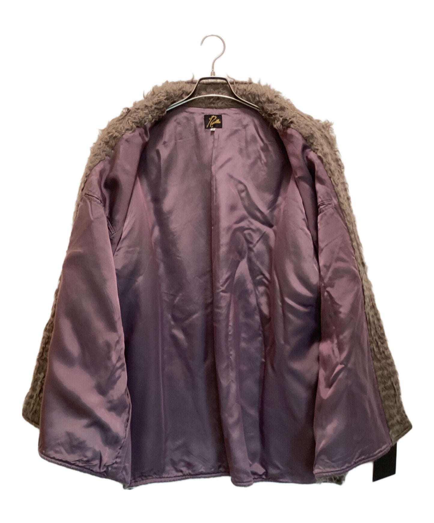 [Pre-owned] Needles Acrylic Wave Fur Sur Coat 22AW lq105