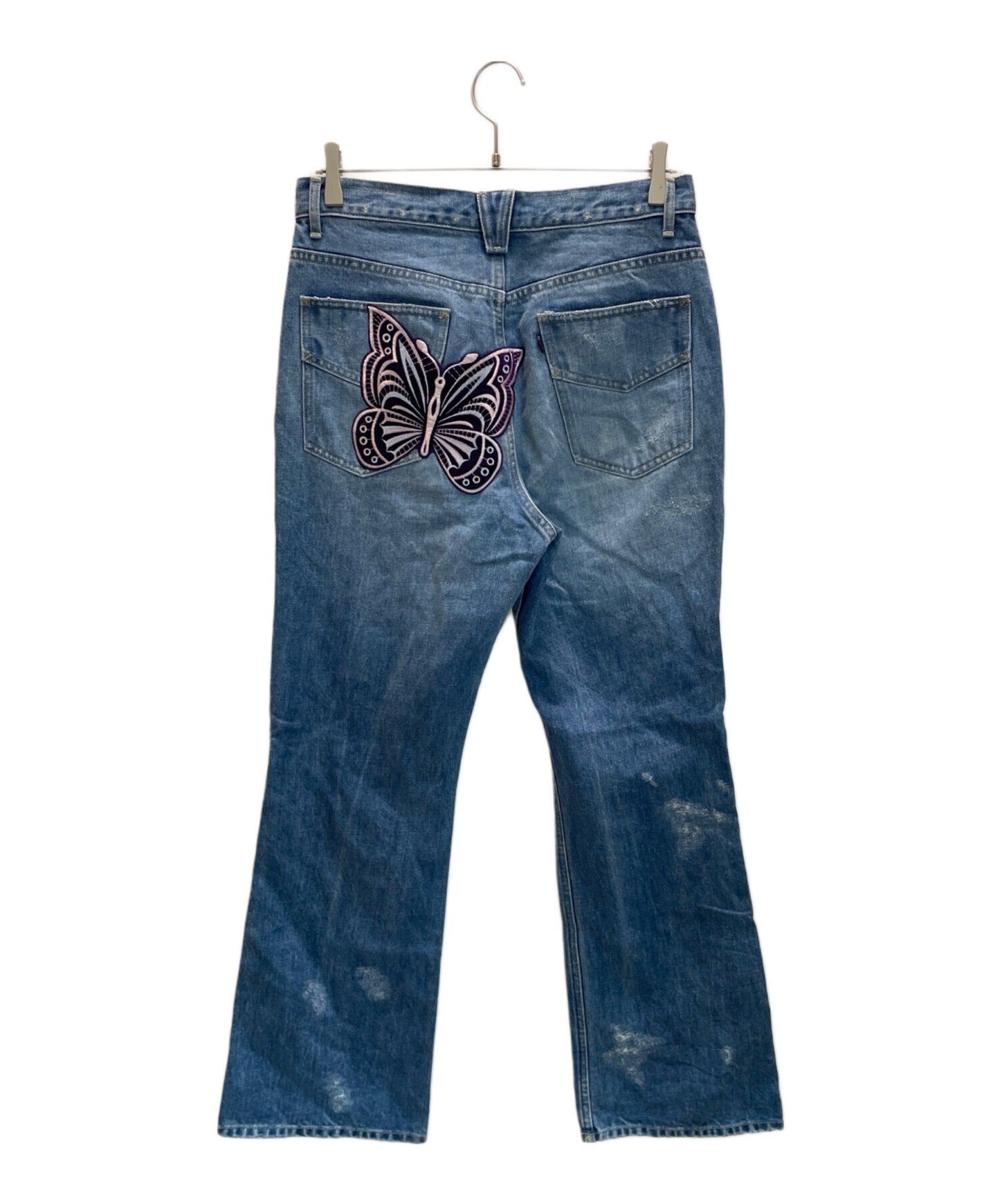 [Pre-owned] Needles Assorted Patches Boot-Cut Jean KP140