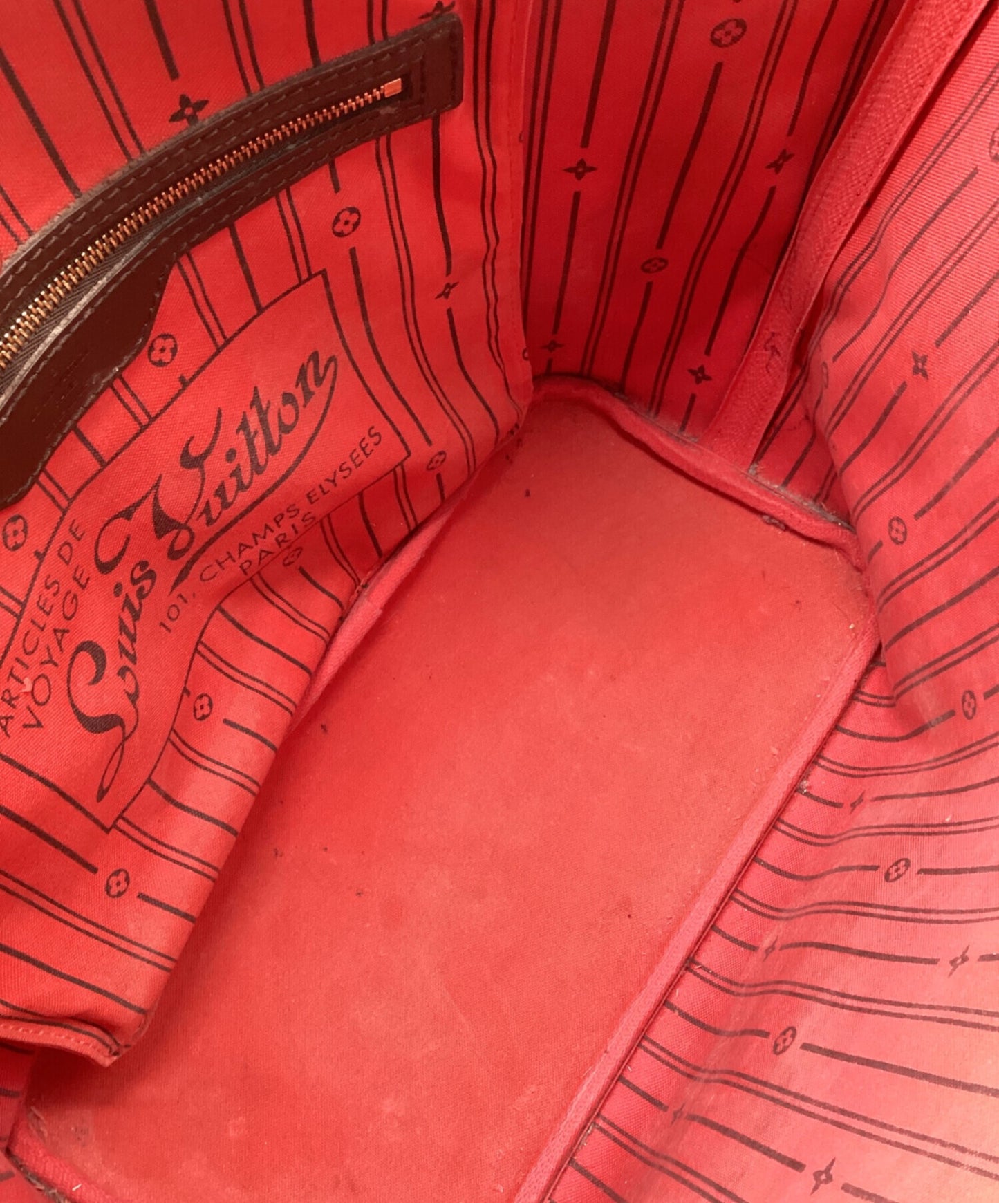 [Pre-owned] LOUIS VUITTON Bag Damier Neverfull MM Made in USA N41358