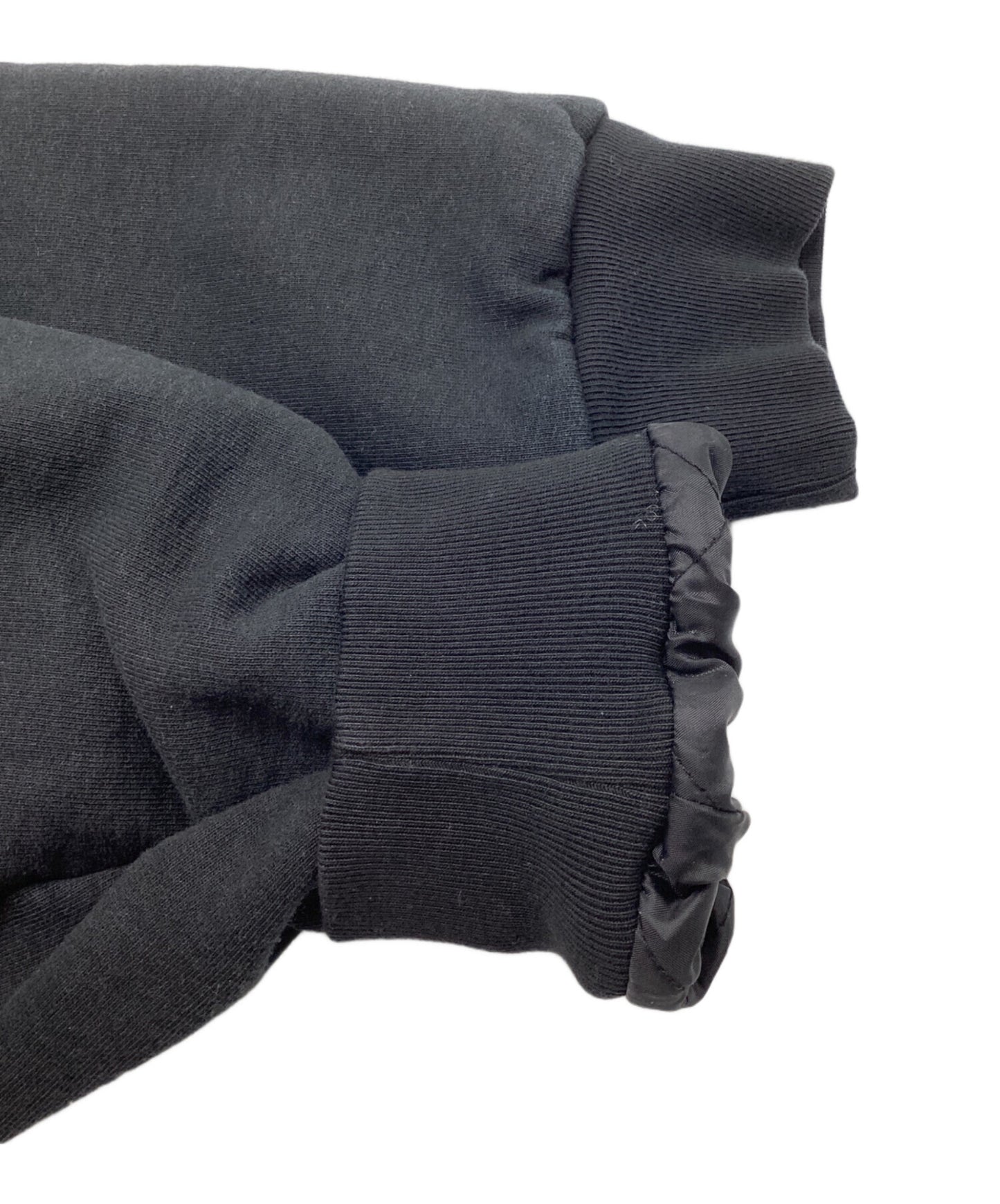 [Pre-owned] SUPREME Quilted Lined Zip Up Hooded Sweatshirt 24FW