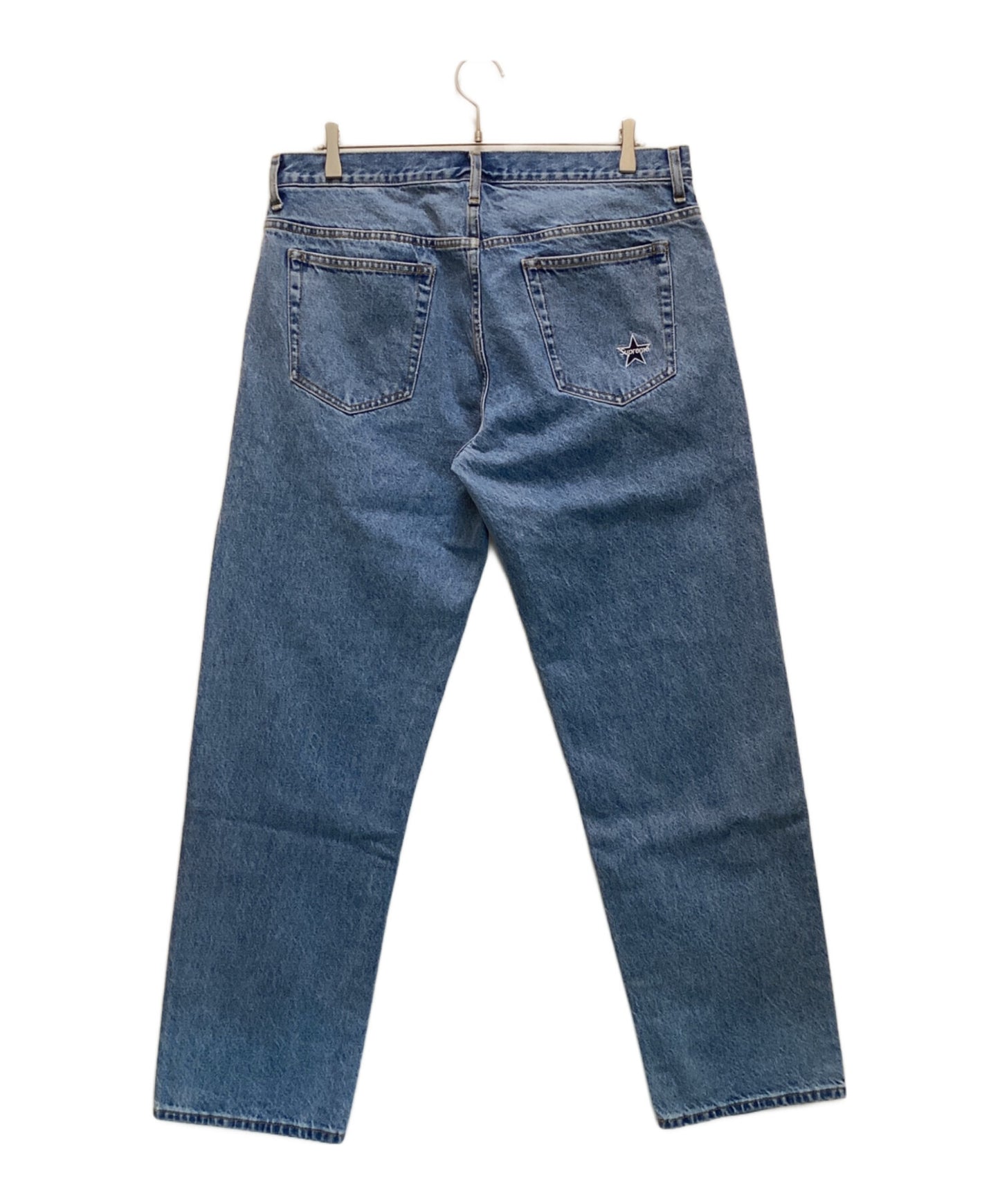 [Pre-owned] SUPREME Regular jeans "Washed Indigo".