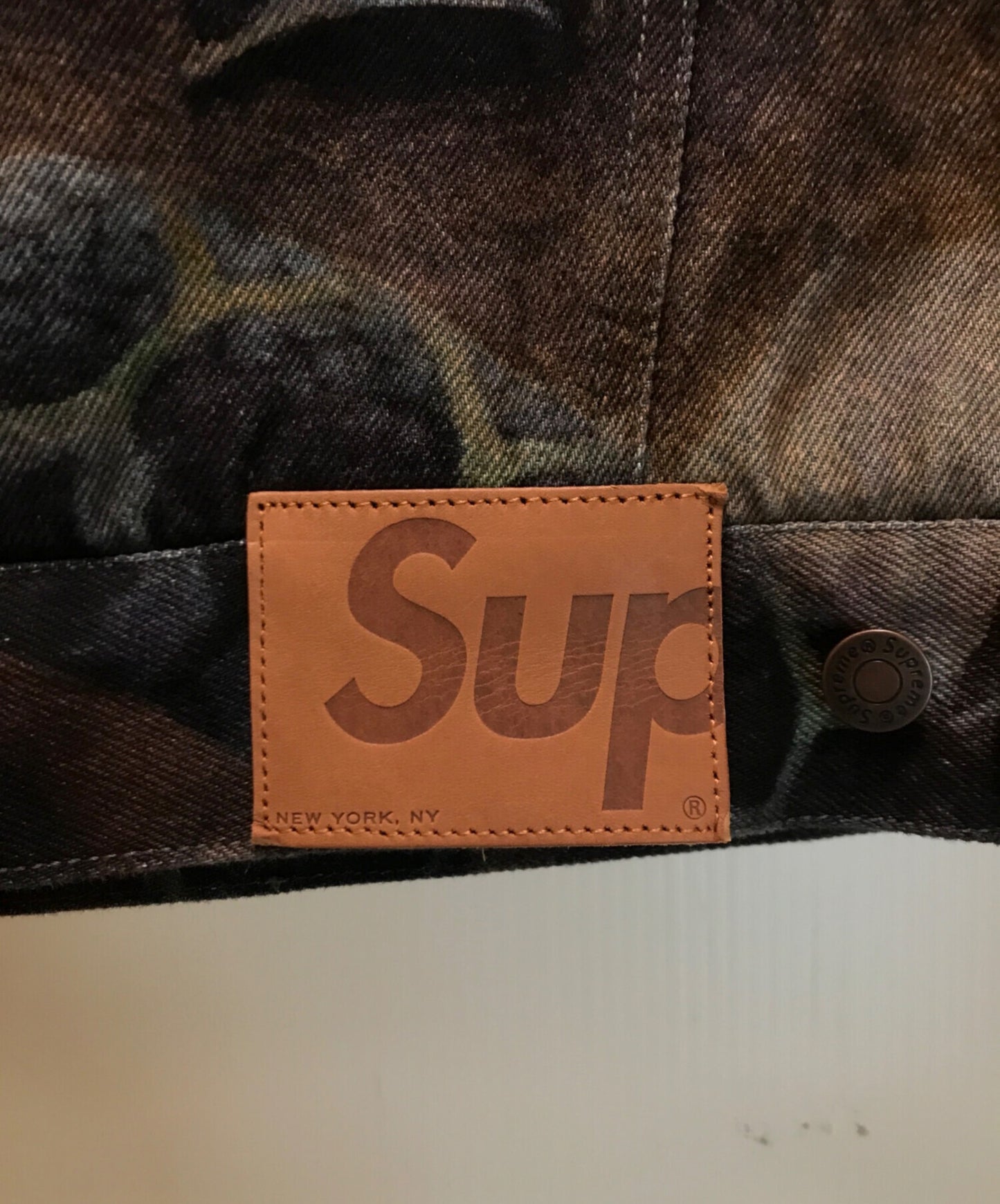 [Pre-owned] SUPREME Four Shearling Rind Tracker Jacket "Multi"