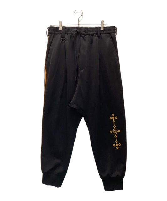 [Pre-owned] s'yte PE/SMOOTH JERSEY GEOMETRIC PATTERN EMBROIDERY SIDE TAPE LINE SAROUEL RIB PANTS/Track pants/Sweat pants/Easy pants/Ribbed pants UQ-P19-902