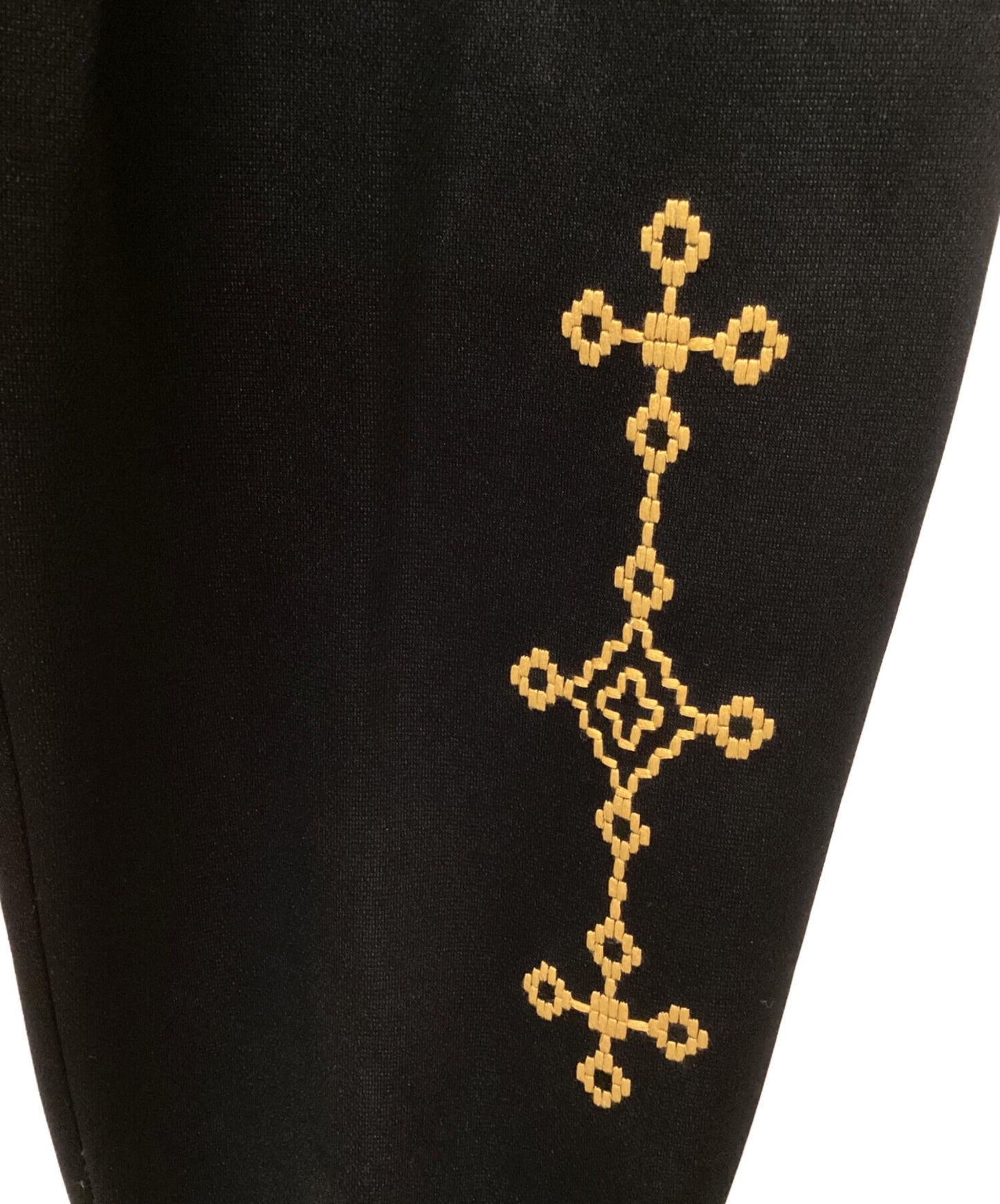 [Pre-owned] s'yte PE/SMOOTH JERSEY GEOMETRIC PATTERN EMBROIDERY SIDE TAPE LINE SAROUEL RIB PANTS/Track pants/Sweat pants/Easy pants/Ribbed pants UQ-P19-902