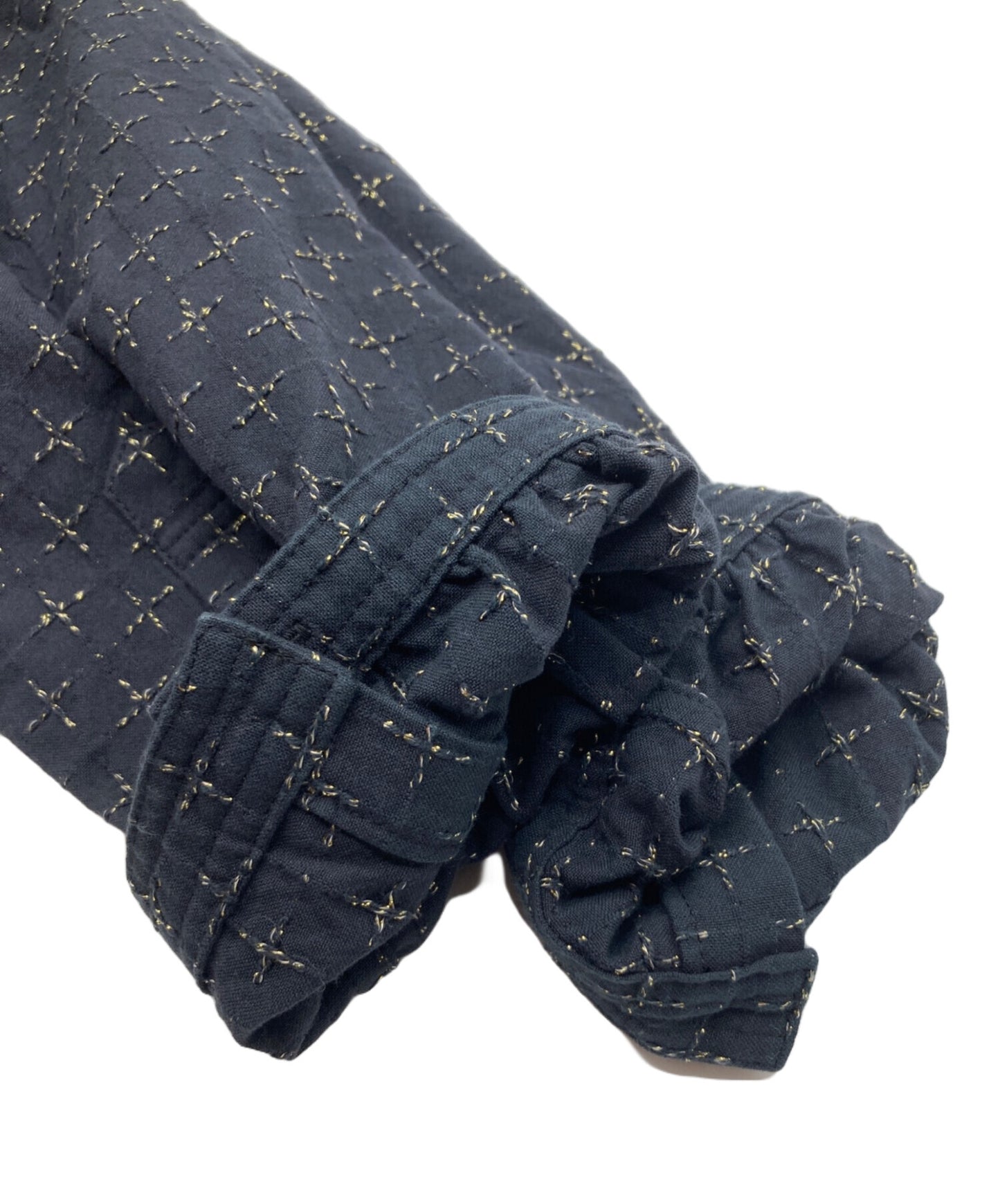 [Pre-owned] s'yte Cotton Cloth Stitched Tassel Shirt Pullover Shirt Blouse Shirt UM-B20-035