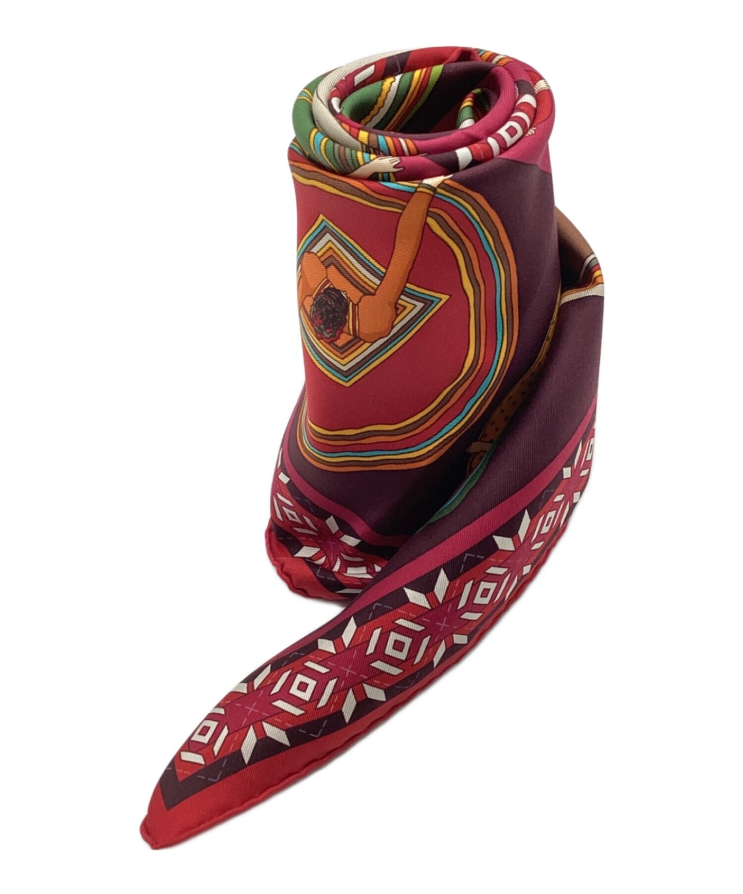 [Pre-owned] HERMES Carre 90 Belles du Mexique Beautiful Mexico / Stole