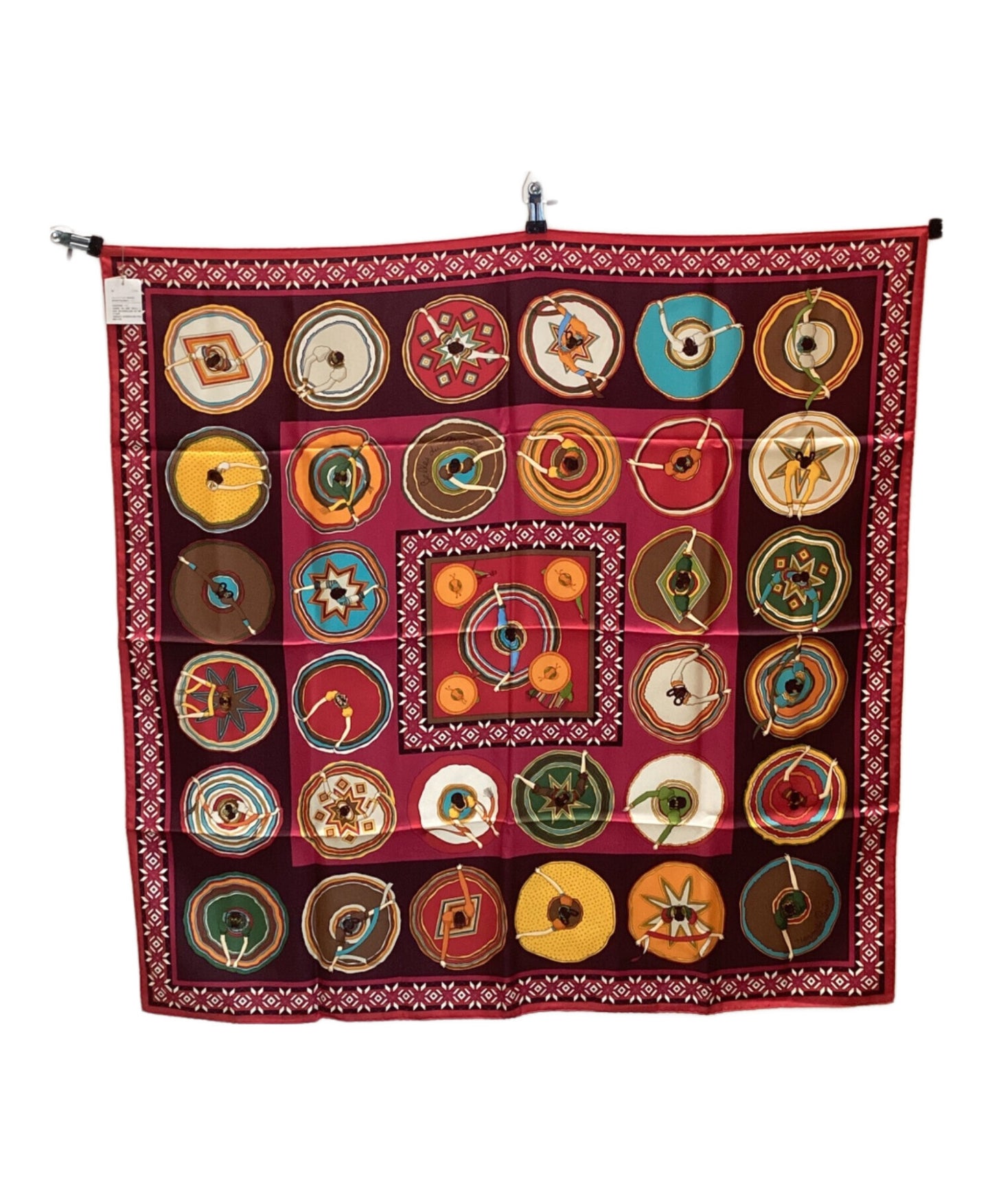 [Pre-owned] HERMES Carre 90 Belles du Mexique Beautiful Mexico / Stole