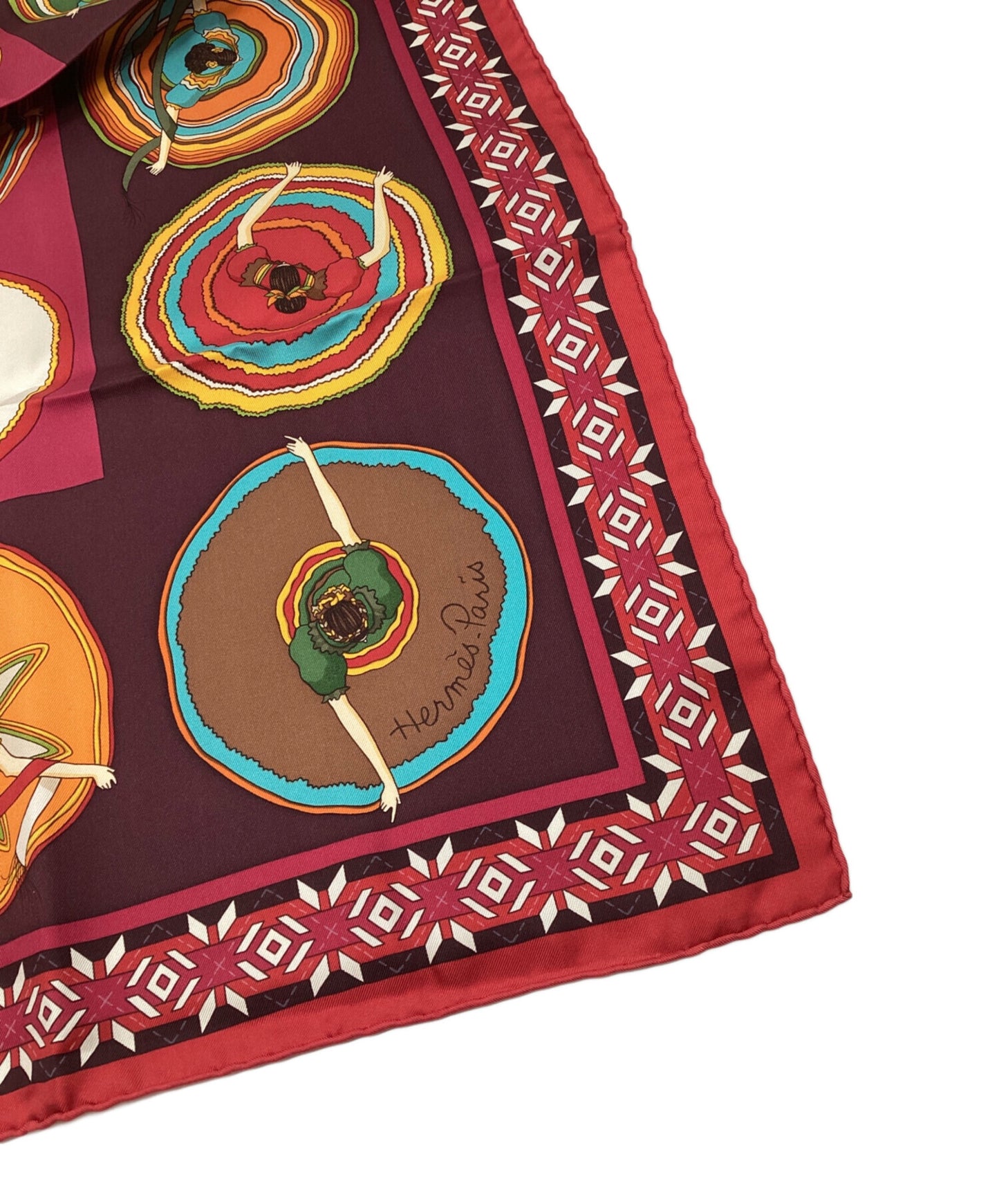 [Pre-owned] HERMES Carre 90 Belles du Mexique Beautiful Mexico / Stole