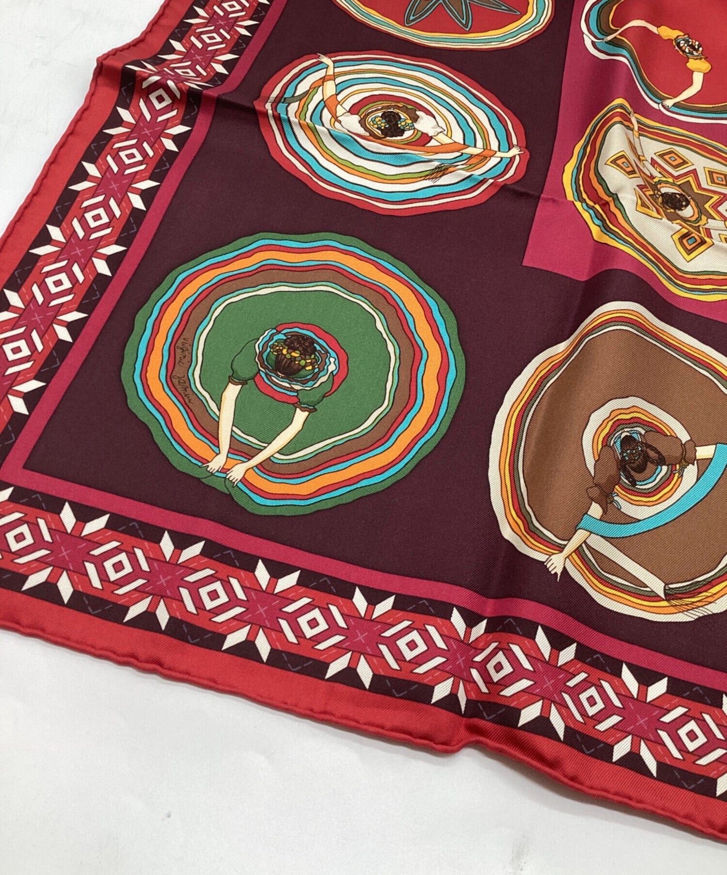 [Pre-owned] HERMES Carre 90 Belles du Mexique Beautiful Mexico / Stole