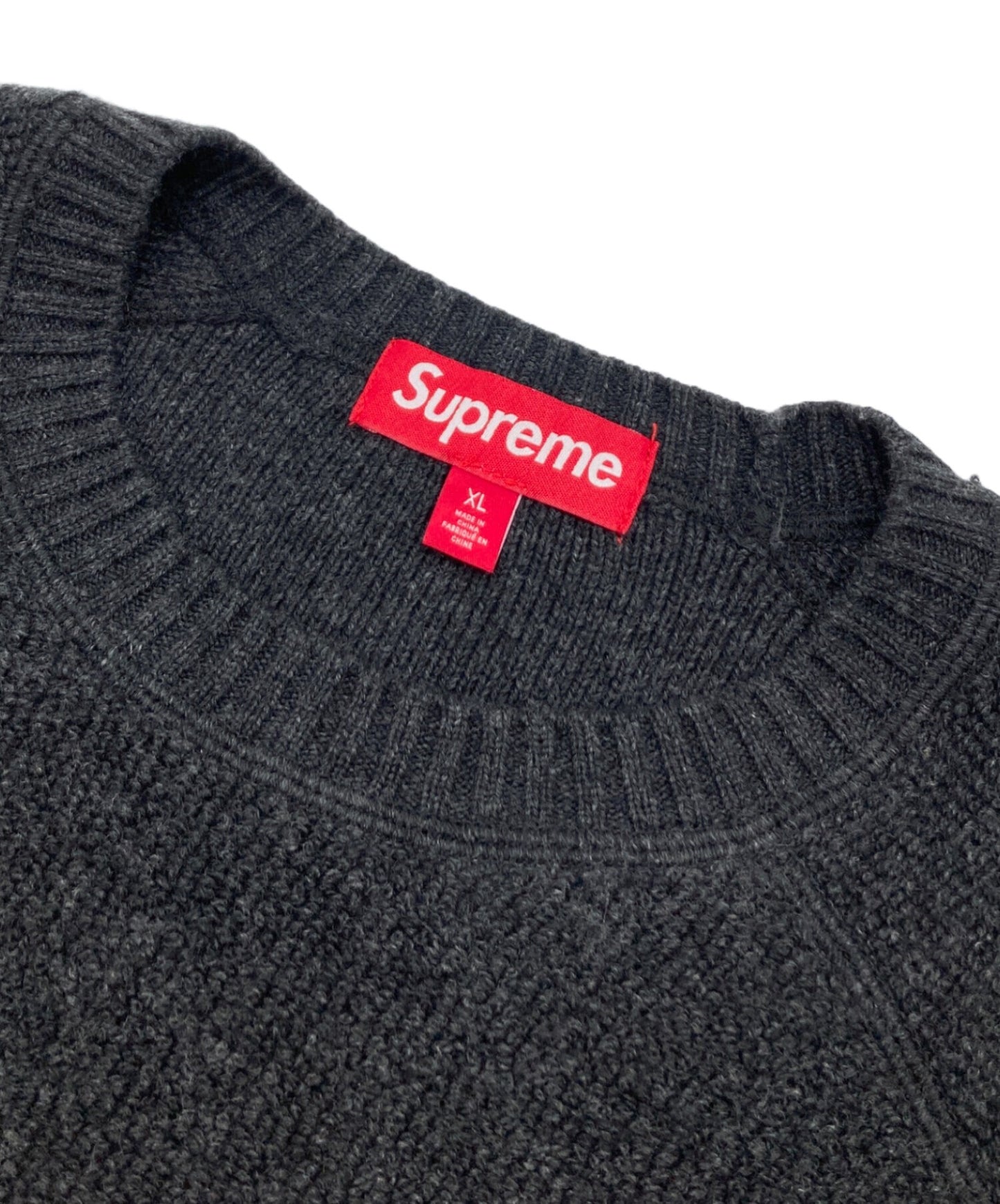 [Pre-owned] SUPREME Terry Small Box Sweater Crew Neck Knit
