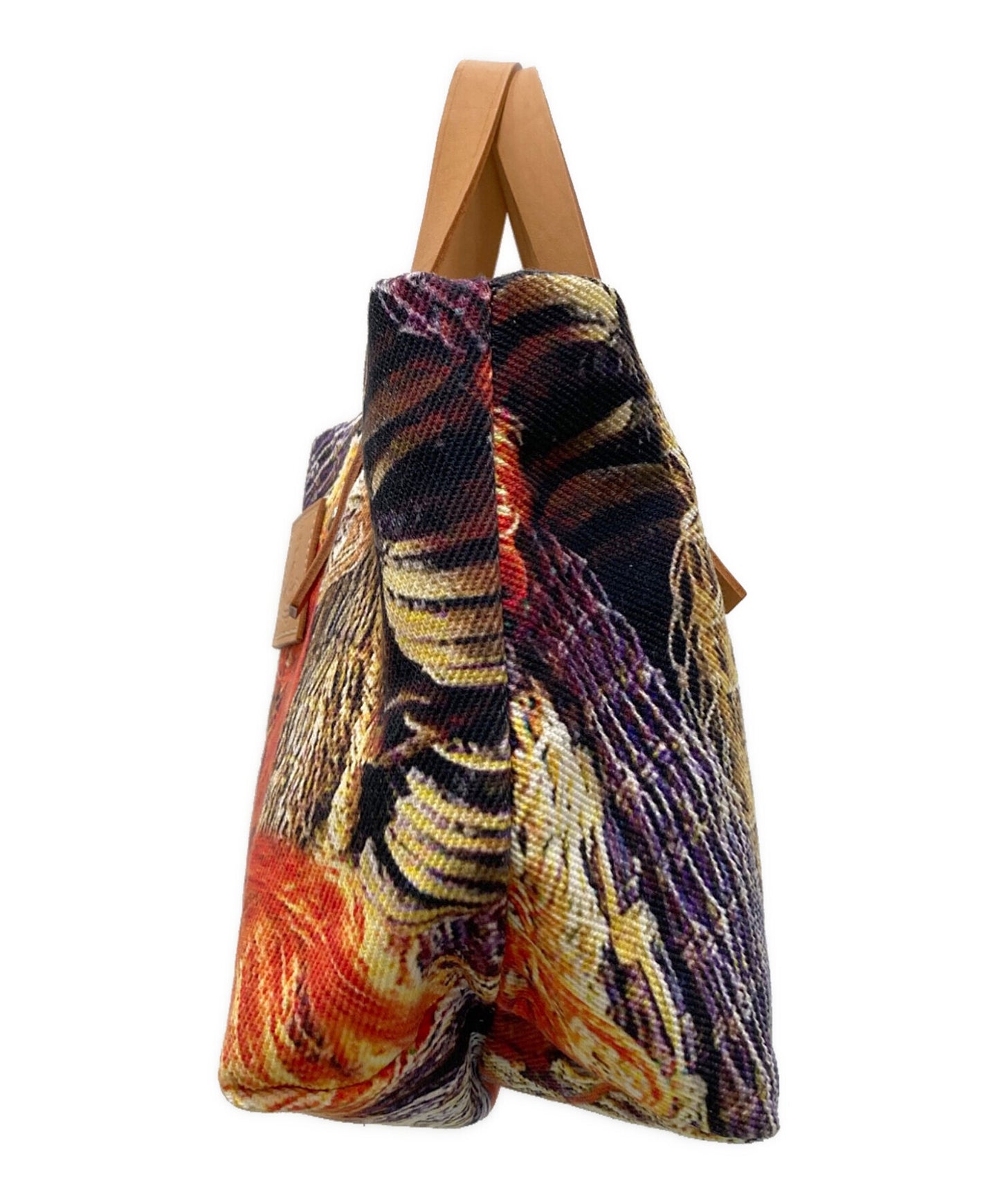 [Pre-owned] Vivienne Westwood Artistic design tote bag handbag canvas bag