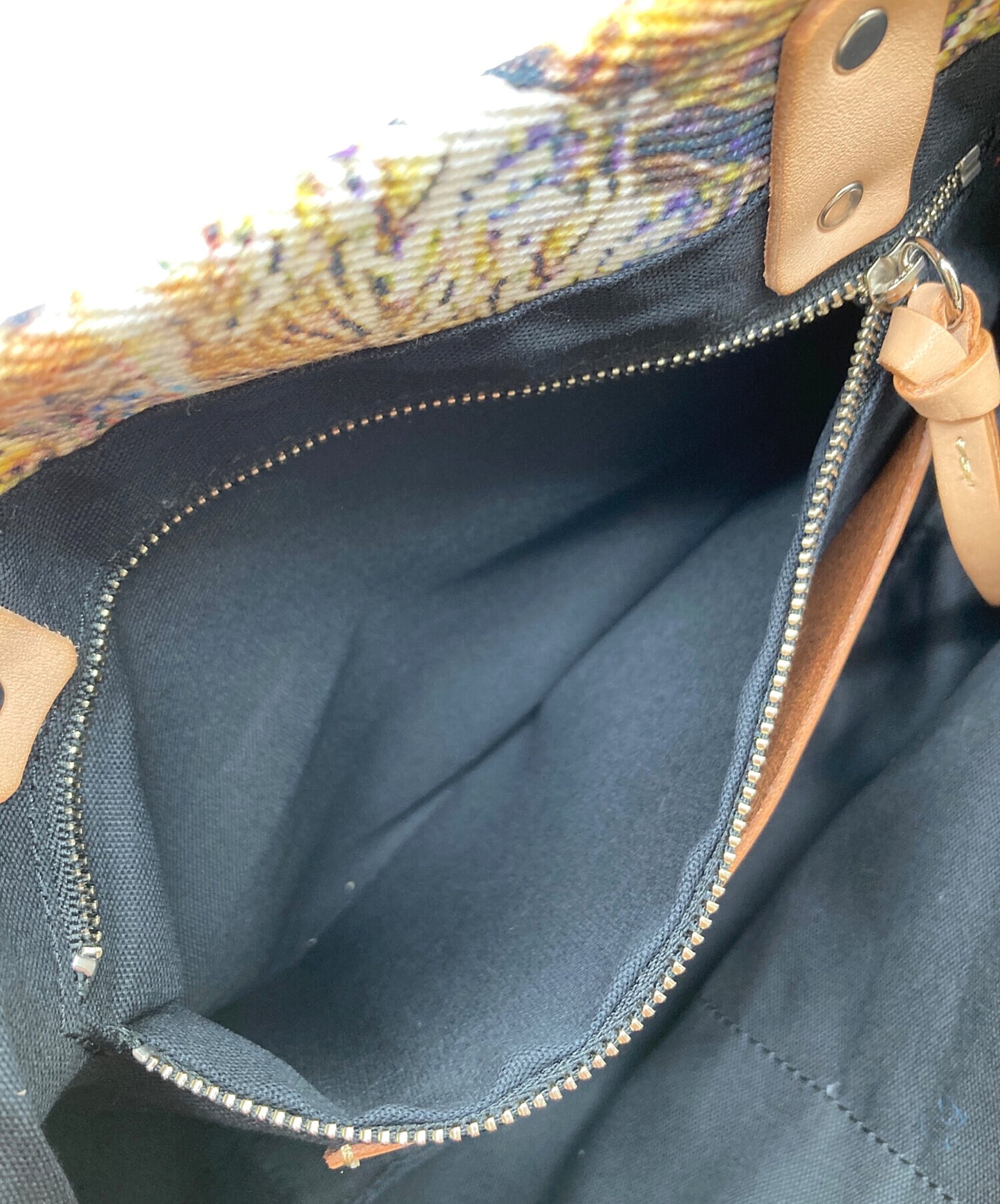 [Pre-owned] Vivienne Westwood Artistic design tote bag handbag canvas bag