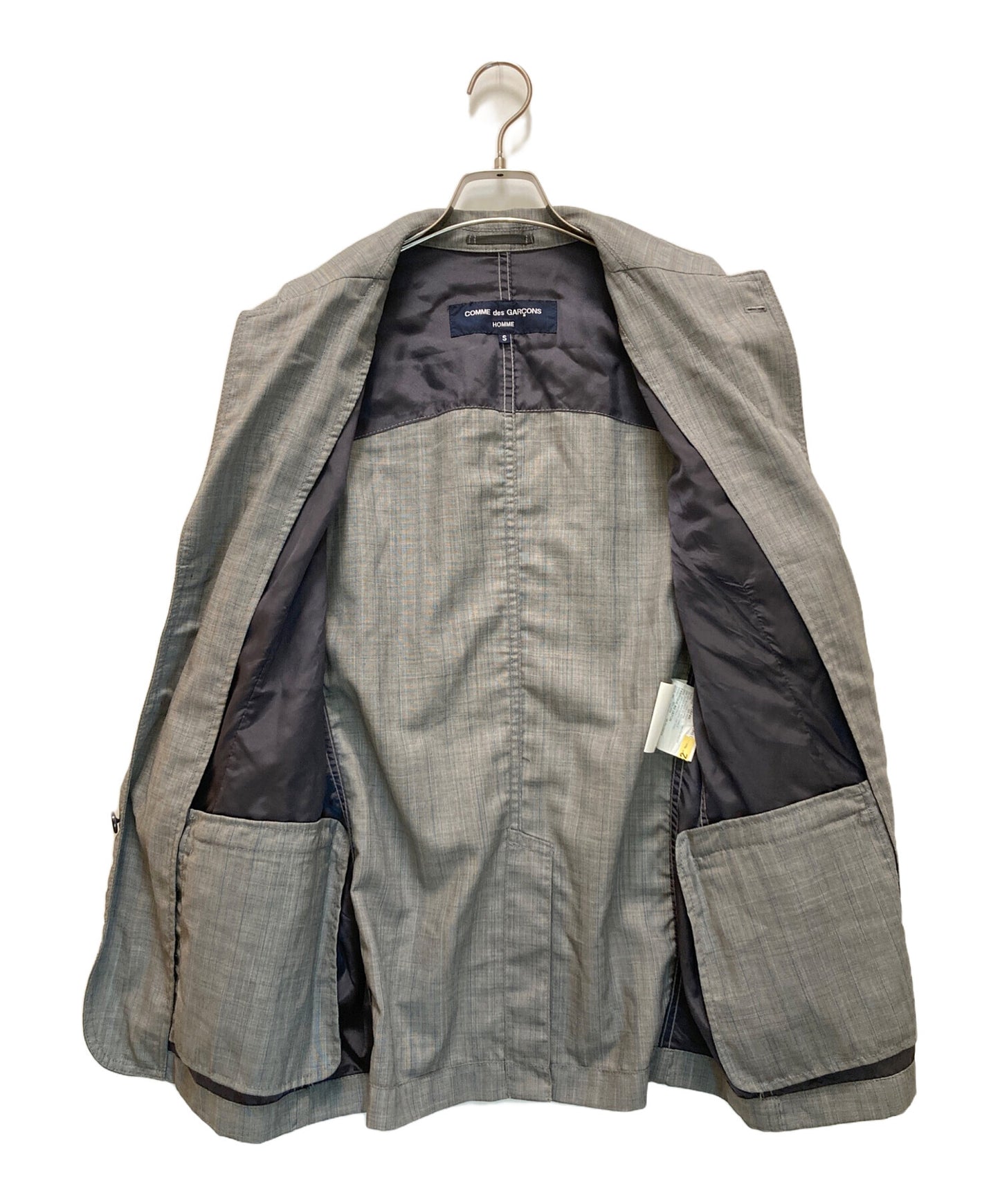 [Pre-owned] COMME des GARCONS HOMME 3B Striped Packing Tailored Jacket Jacket HA-J064 AD2007