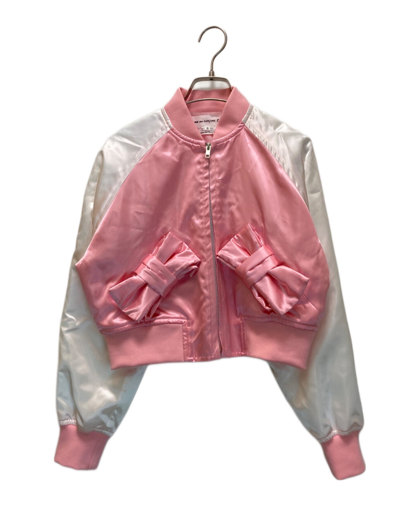 [Pre-owned] COMME des GARCONS GIRL Ribbon Bomber Jacket / Blouson / MA-1 / Design Jacket NN-J010