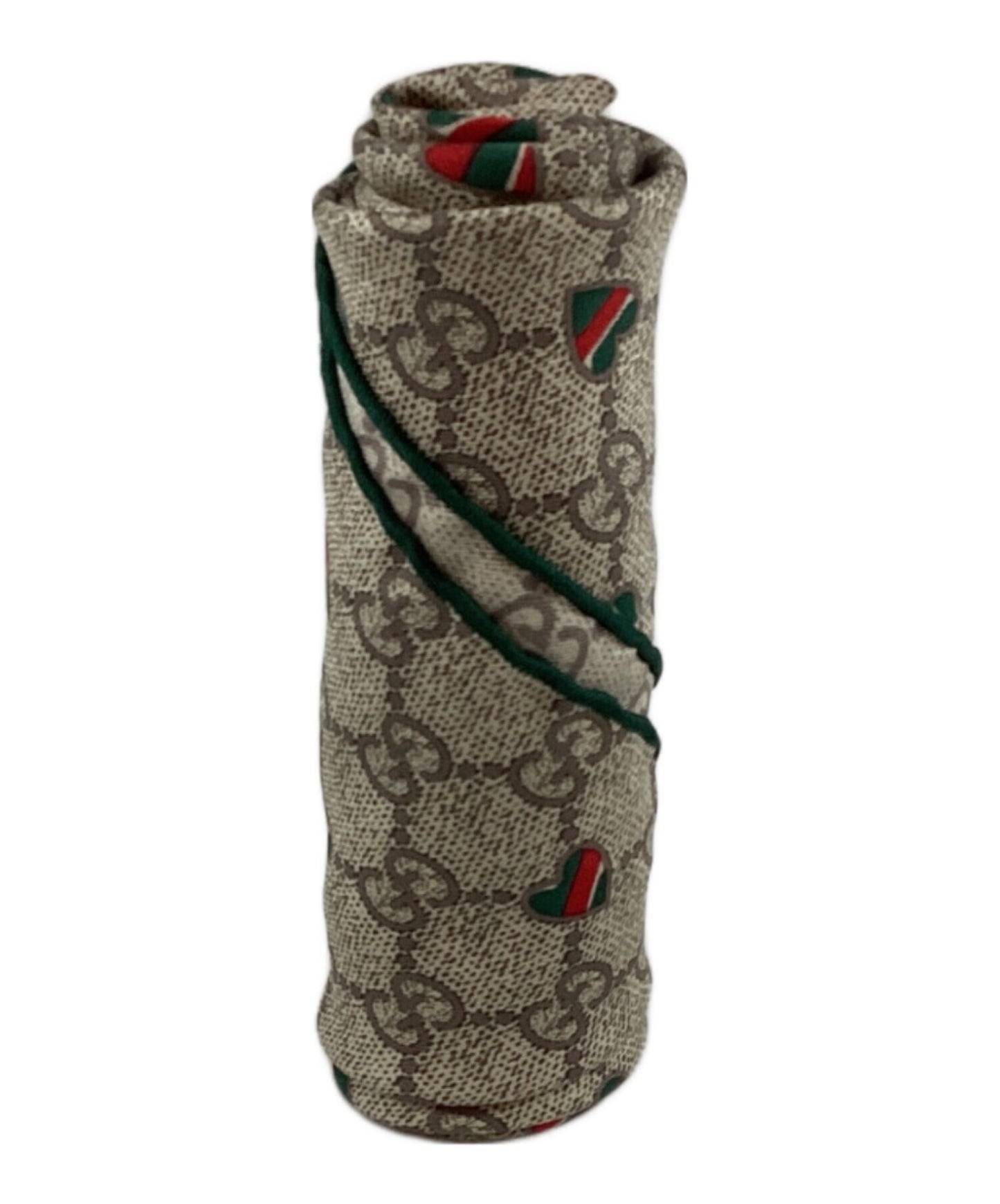 [Pre-owned] GUCCI GG Heart Sherry Line Silk Scarf / Branded Scarf