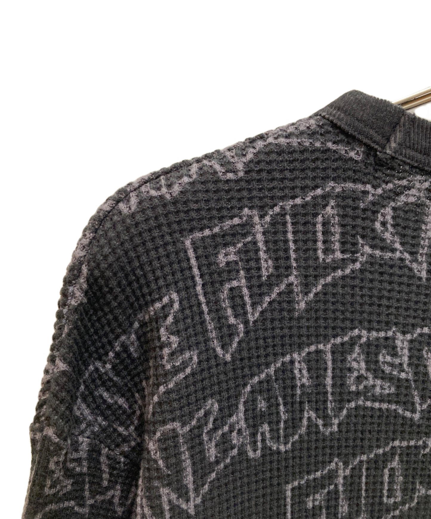 [Pre-owned] NEIGHBORHOOD WAFFLE FABRIC CREWNECK LS / Collaboration waffle cut & sewn 251uwfgn-csm01s