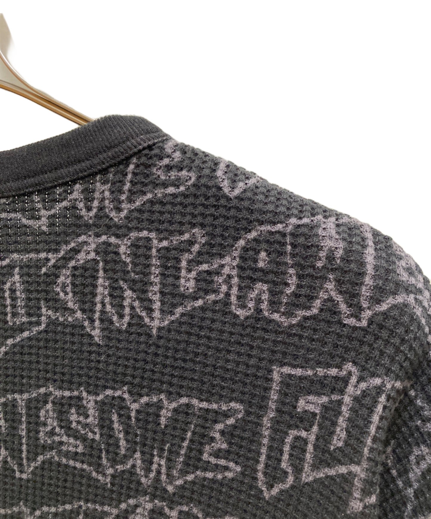 [Pre-owned] NEIGHBORHOOD WAFFLE FABRIC CREWNECK LS / Collaboration waffle cut & sewn 251uwfgn-csm01s