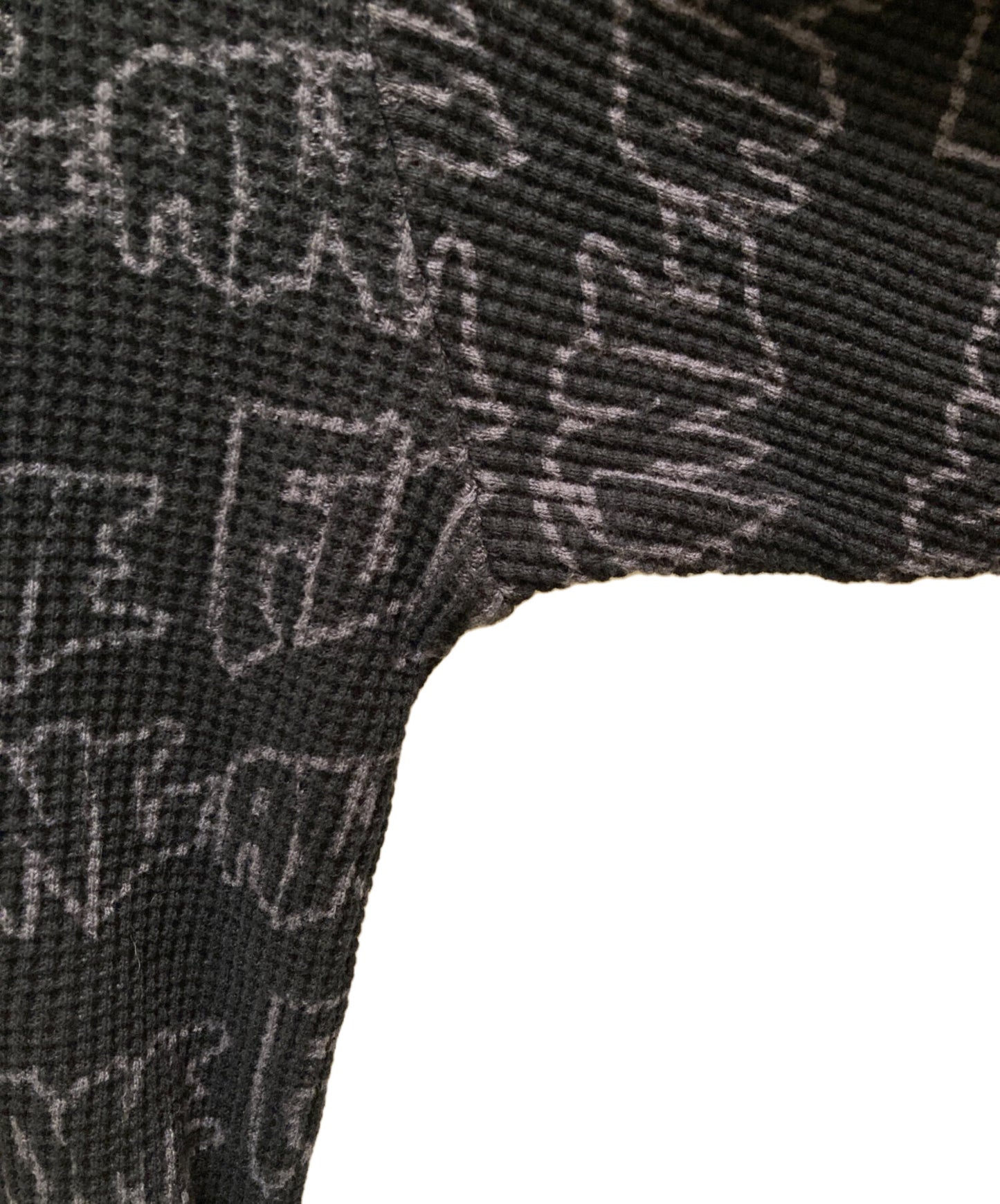 [Pre-owned] NEIGHBORHOOD WAFFLE FABRIC CREWNECK LS / Collaboration waffle cut & sewn 251uwfgn-csm01s