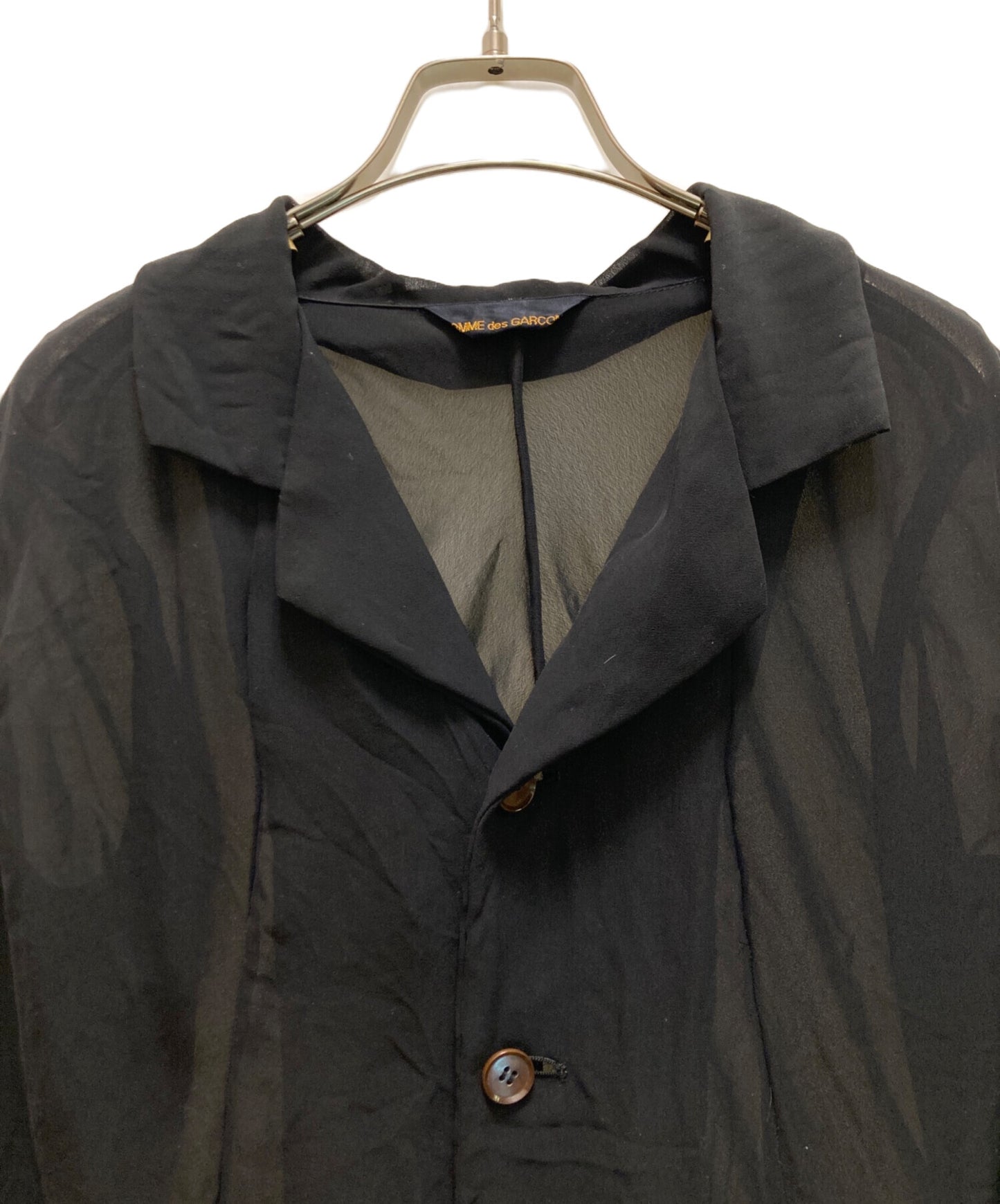 [Pre-owned] COMME des GARCONS Vintage see-through jacket GJ-11060S AD1992