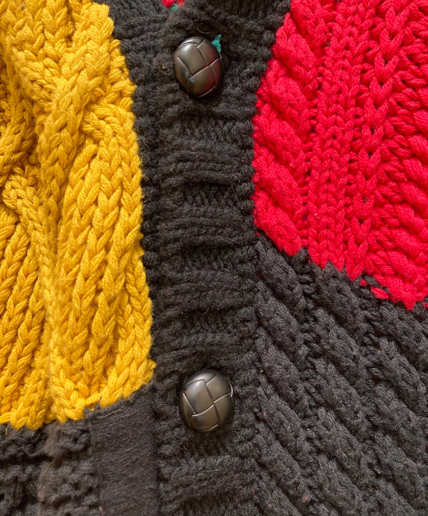 [Pre-owned] SUPREME Patchwork Cable Knit Cardigan Patchwork Cable Knit Cardigan Knit Cardigan