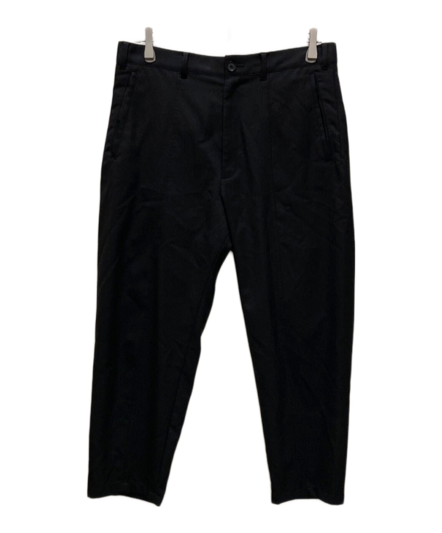 [Pre-owned] GROUND Y Wool gabardine tapered pants / Slacks GR-P21-100