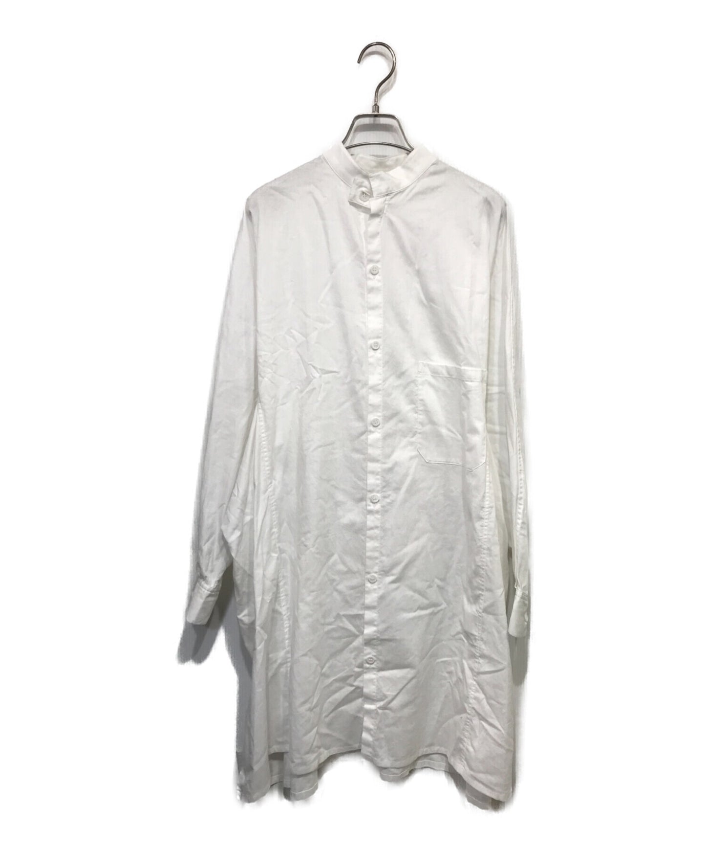 [Pre-owned] Y's [Y's BORN PRODUCT] THIN COTTON TWILL MANDARIN COLLAR SHIRT Cotton Long Shirt YJ-B82-003