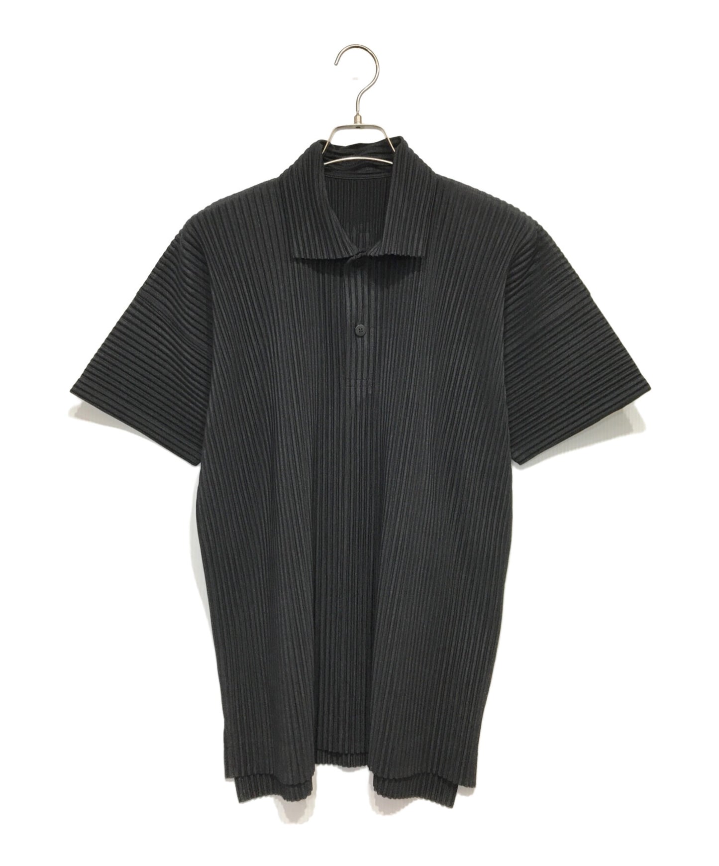 [Pre-owned] HOMME PLISSE ISSEY MIYAKE pleated polo shirt HP41JM121