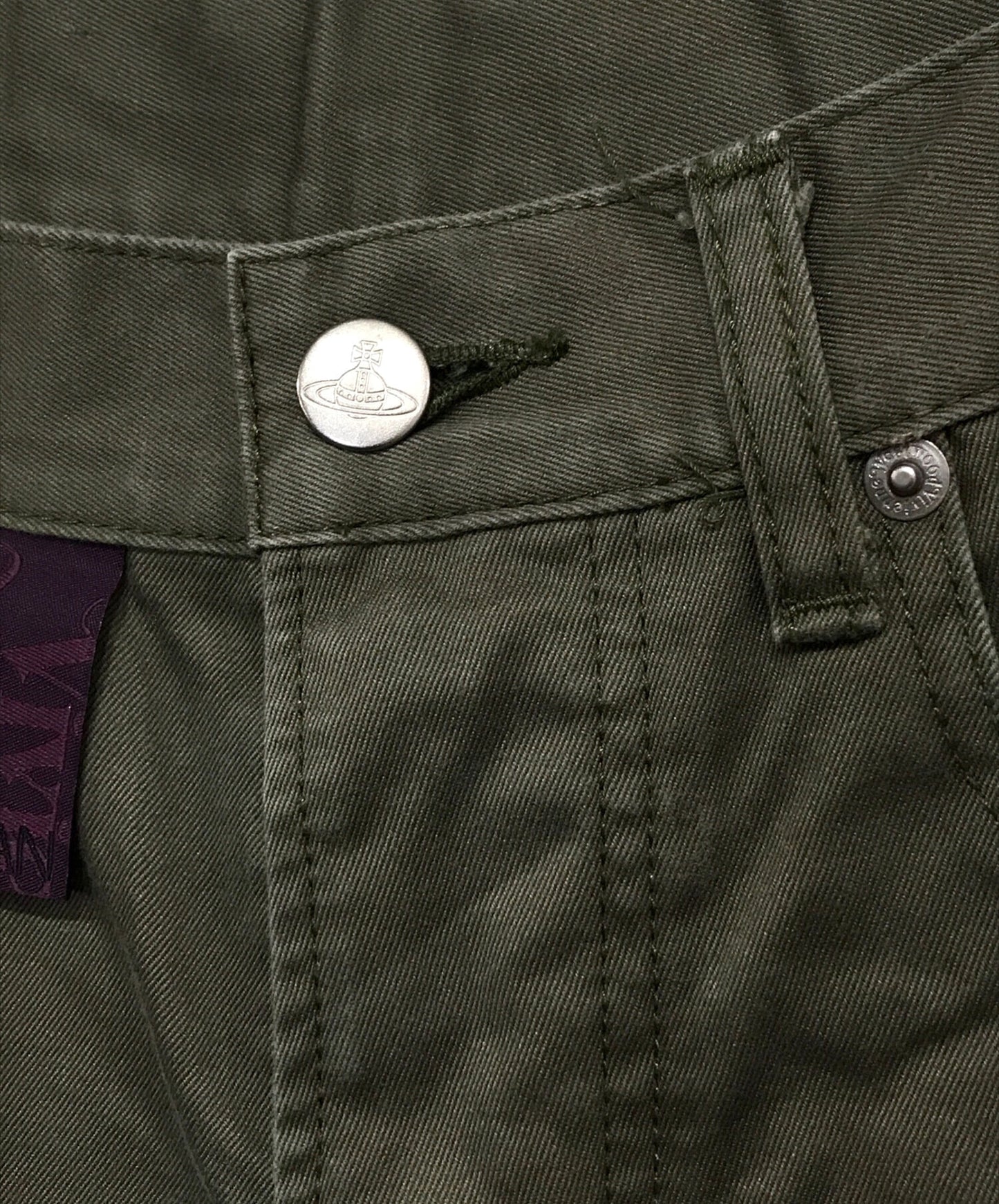 [Pre-owned] Vivienne Westwood man Orb Embroidery Narrow Pants