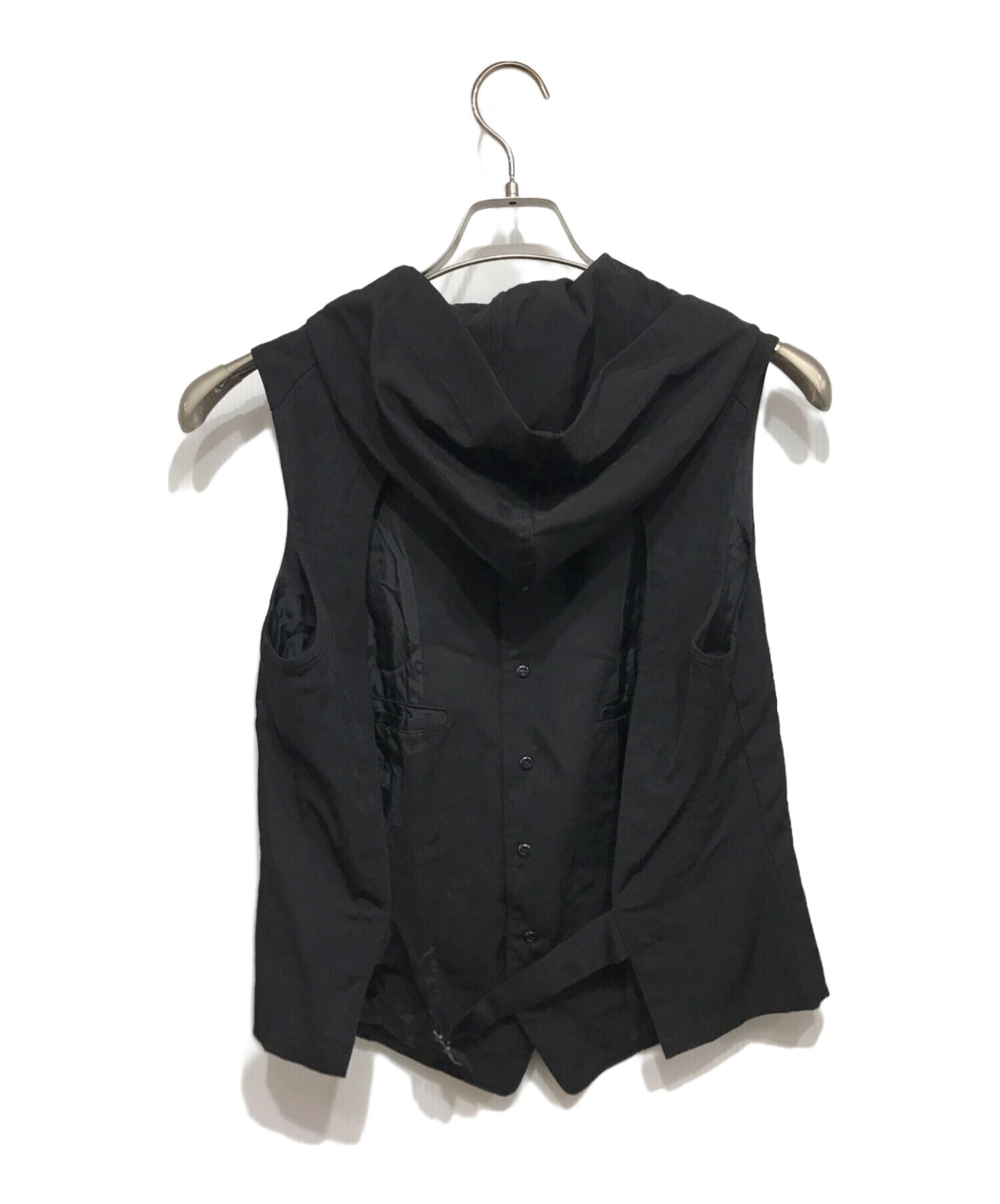 [Pre-owned] REGULATION Yohji Yamamoto hooded gilet HF-V51-140