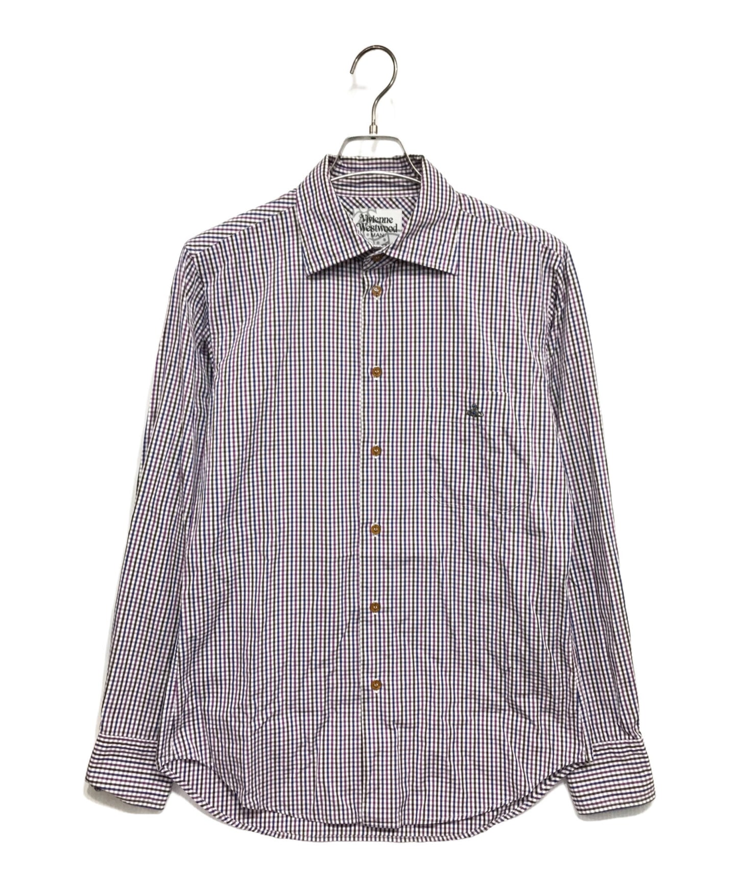 [Pre-owned] Vivienne Westwood man checked shirt 149013 7201