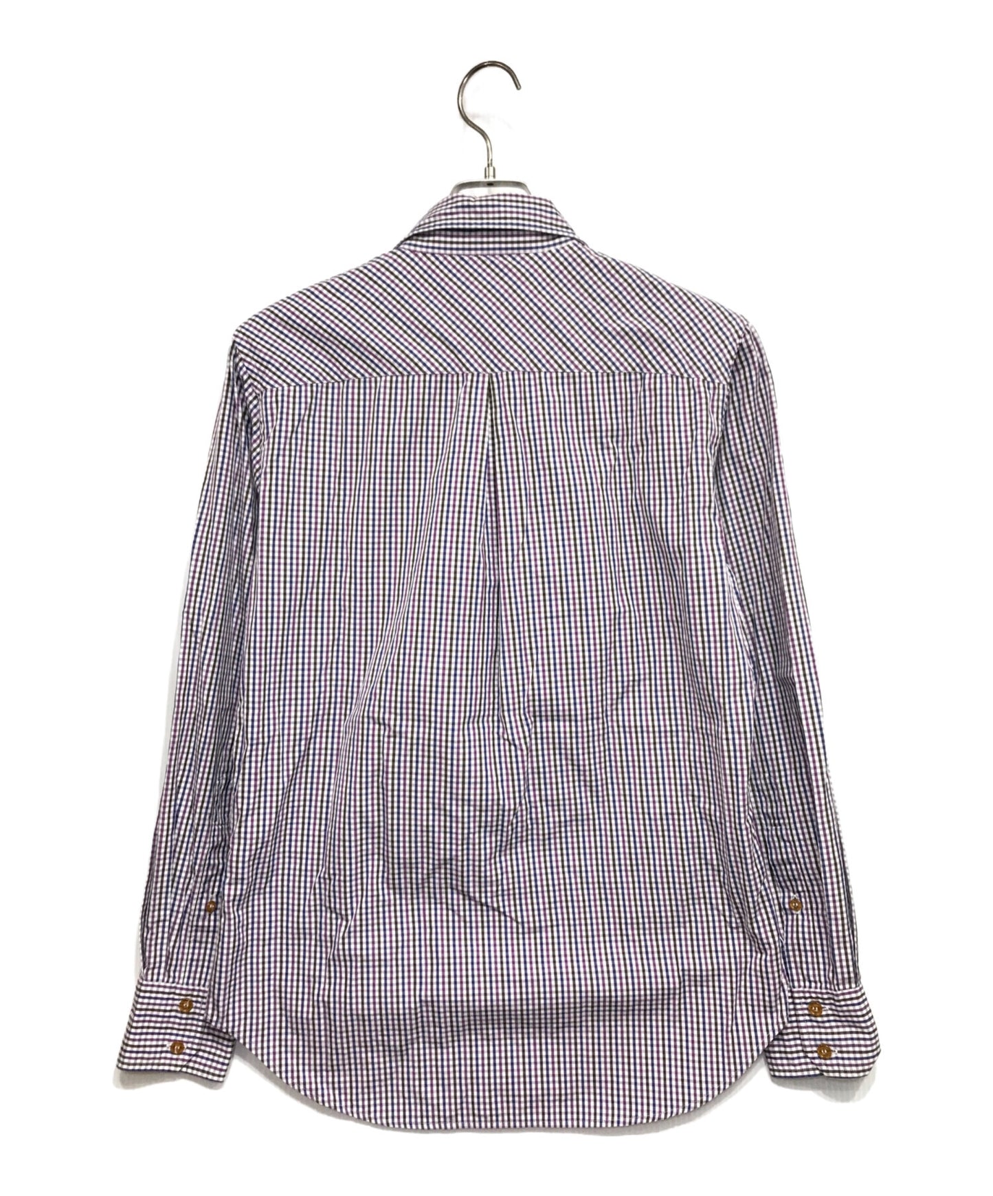 [Pre-owned] Vivienne Westwood man checked shirt 149013 7201