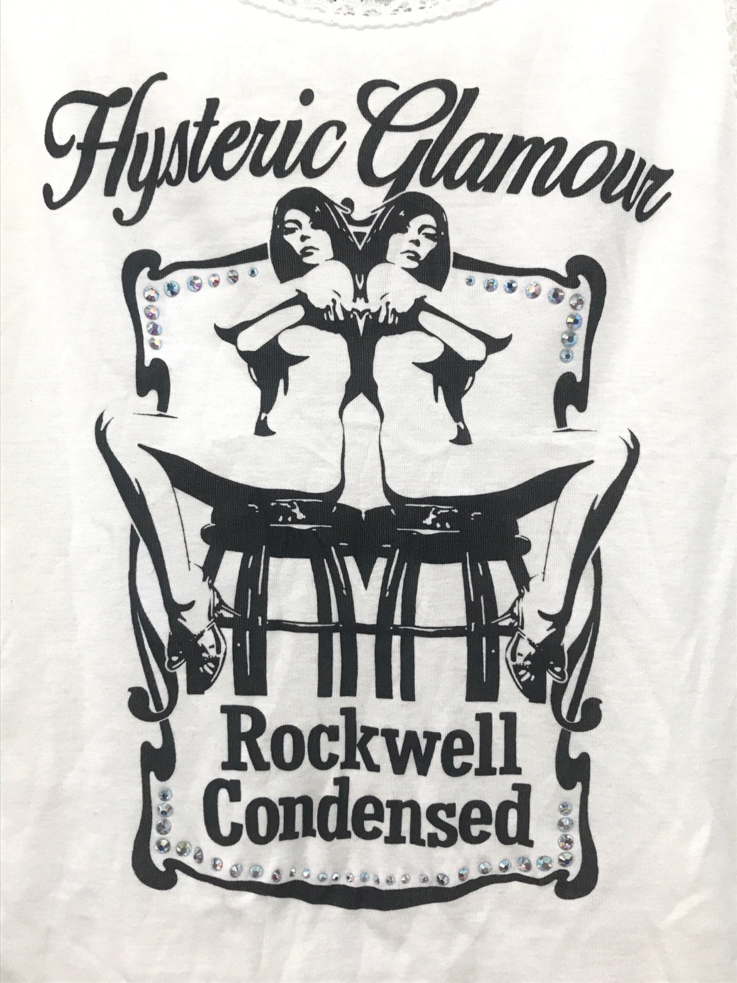 [Pre-owned] Hysteric Glamour Sleeveless cut and sewn with rhinestones 2CR-3830