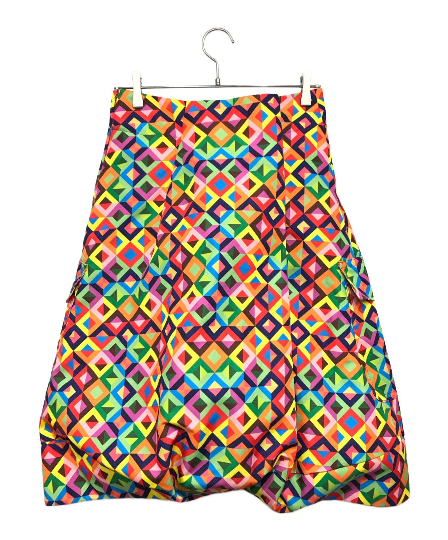 [Pre-owned] COMME des GARCONS Geometric Pattern Balloon Skirt GM-S018