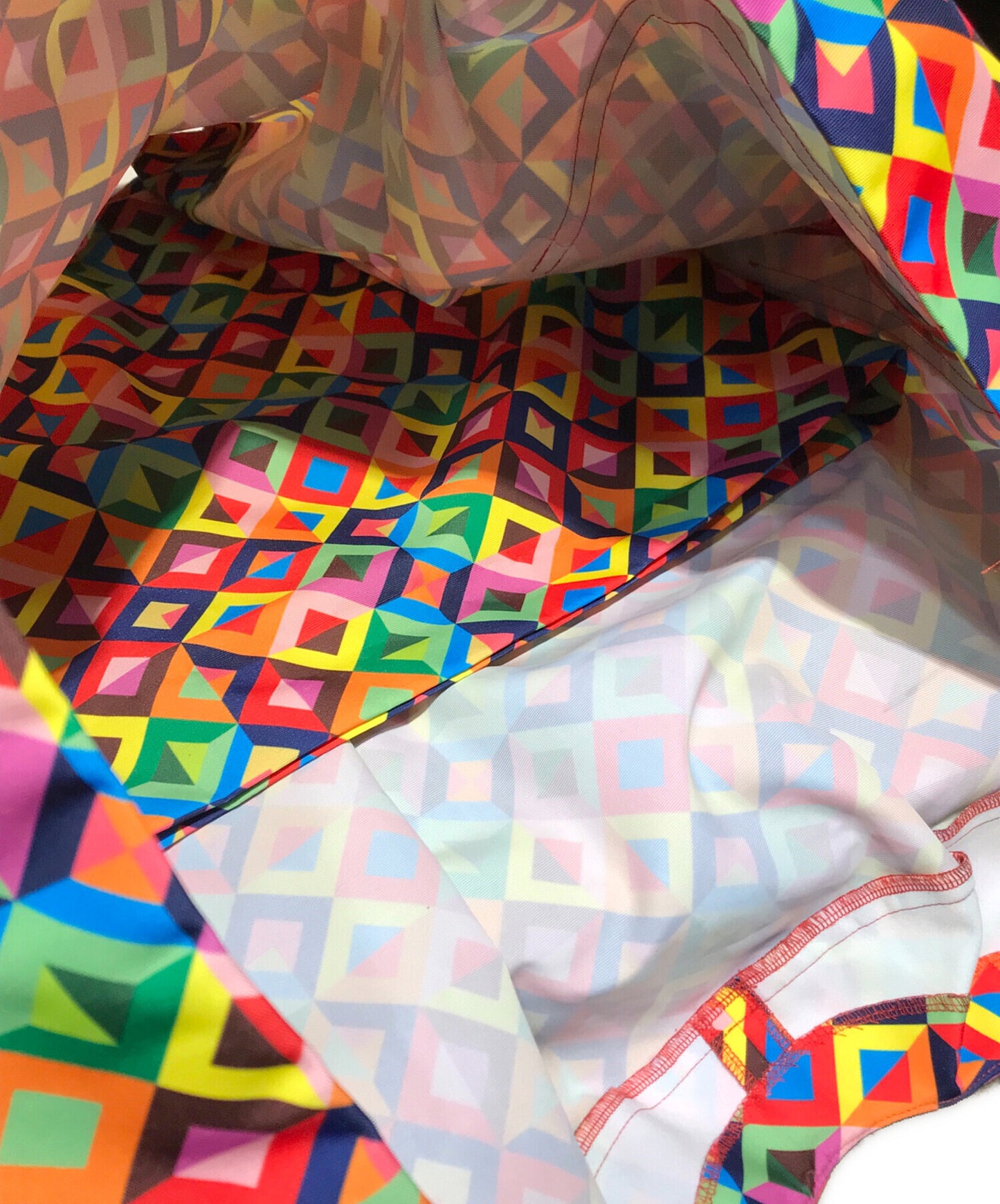 [Pre-owned] COMME des GARCONS Geometric Pattern Balloon Skirt GM-S018