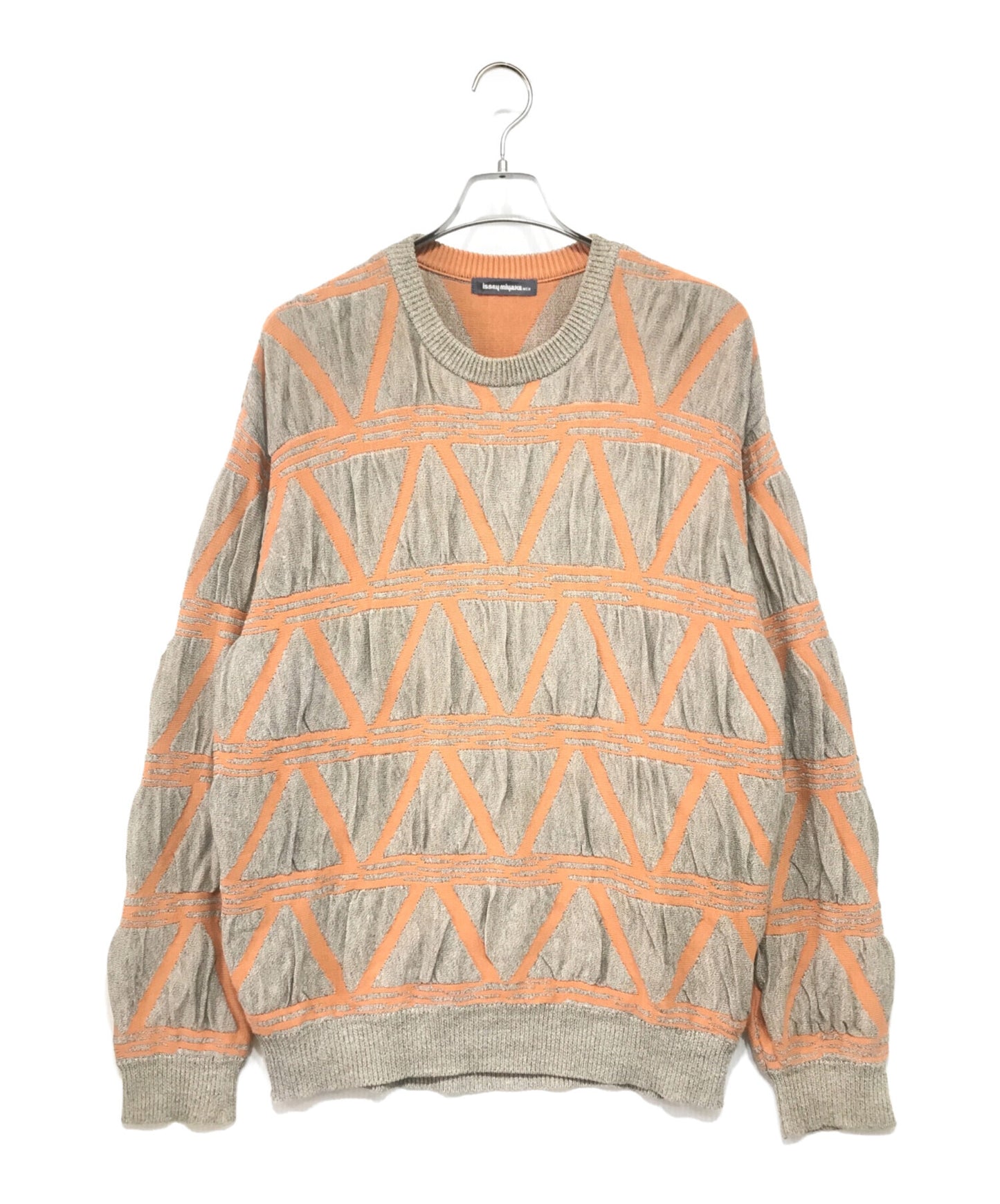 [Pre-owned] ISSEY MIYAKE MEN Cotton Linen Crew Neck Knit