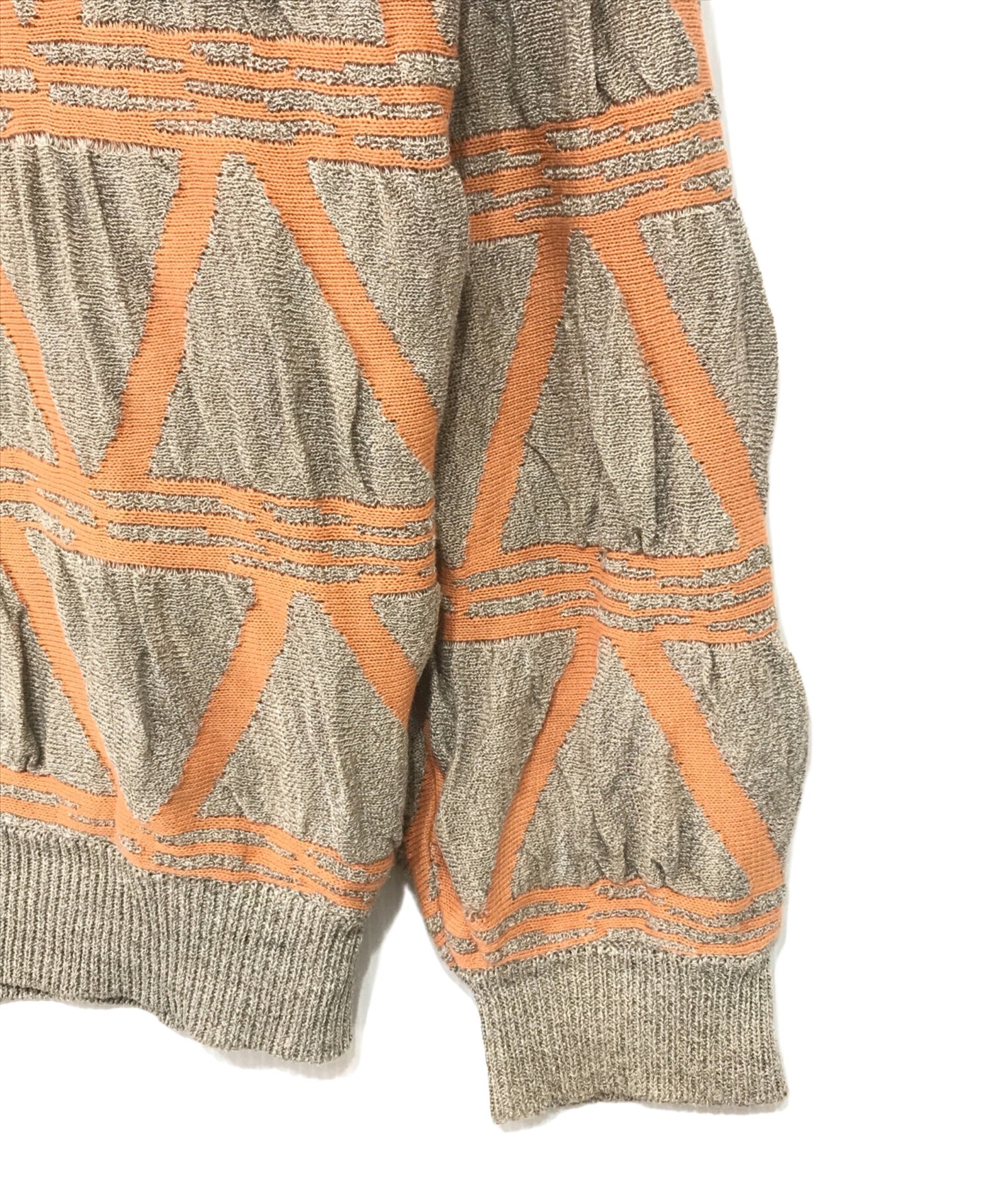 [Pre-owned] ISSEY MIYAKE MEN Cotton Linen Crew Neck Knit