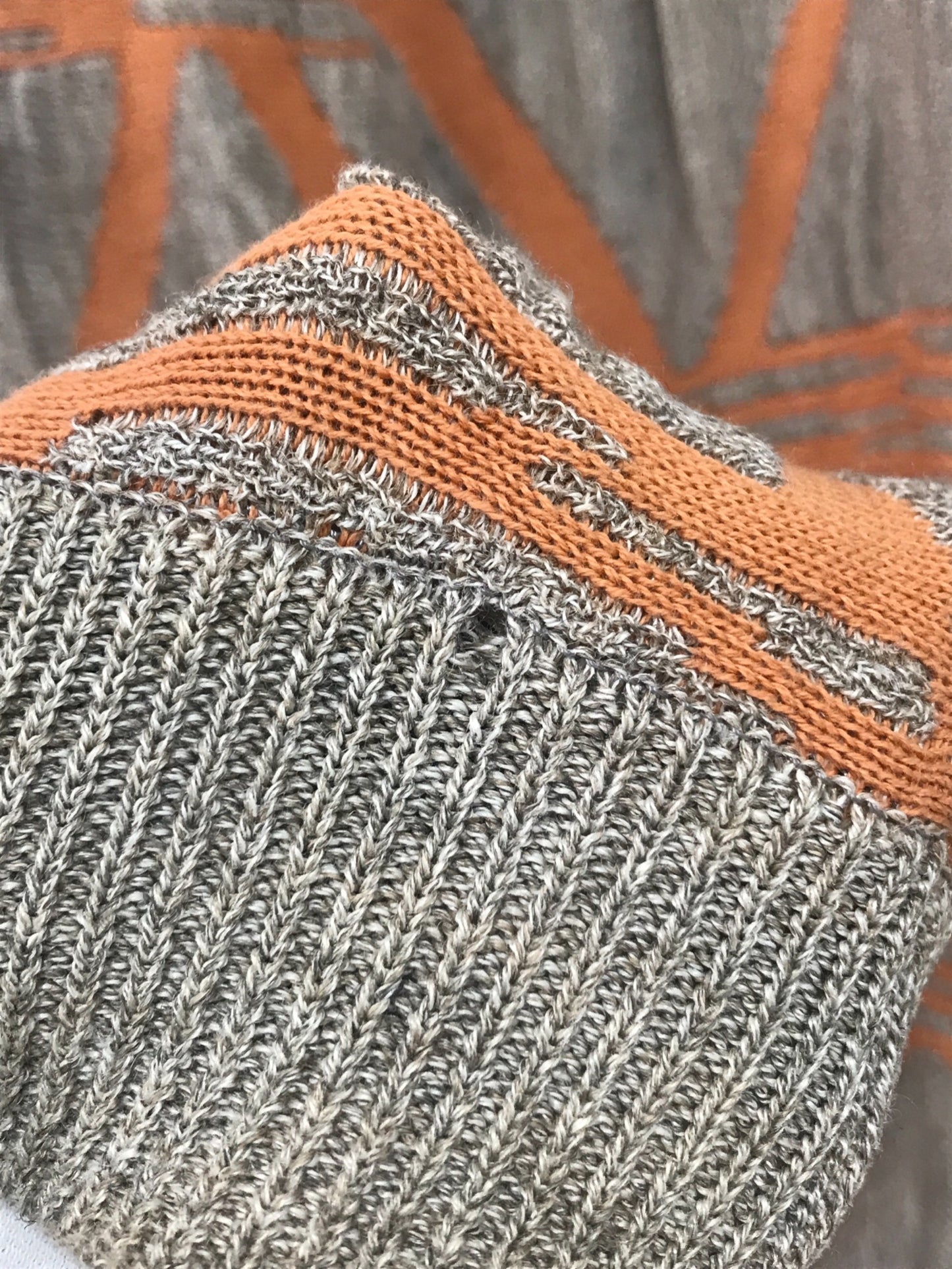 [Pre-owned] ISSEY MIYAKE MEN Cotton Linen Crew Neck Knit