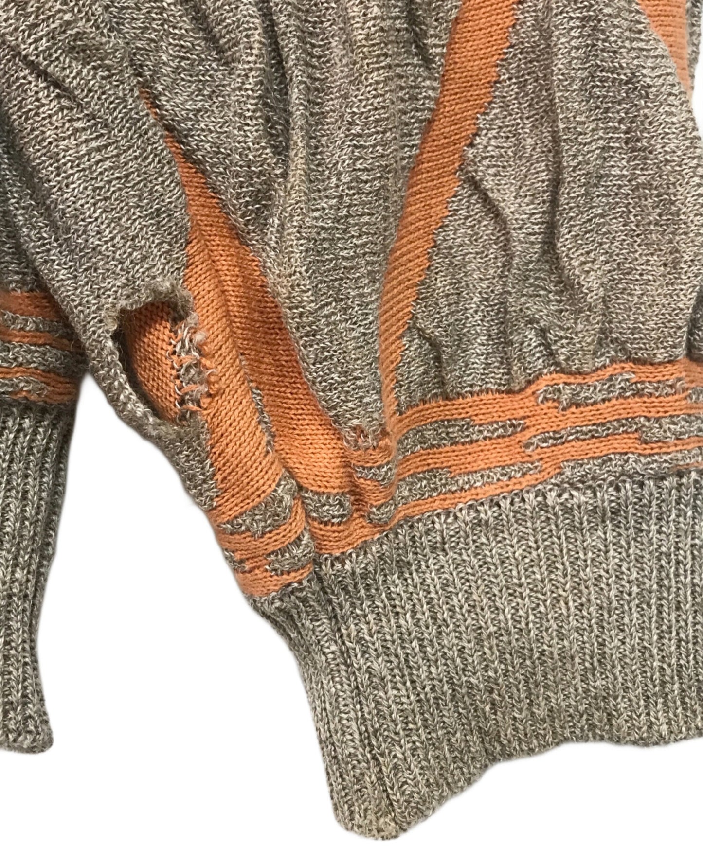 [Pre-owned] ISSEY MIYAKE MEN Cotton Linen Crew Neck Knit