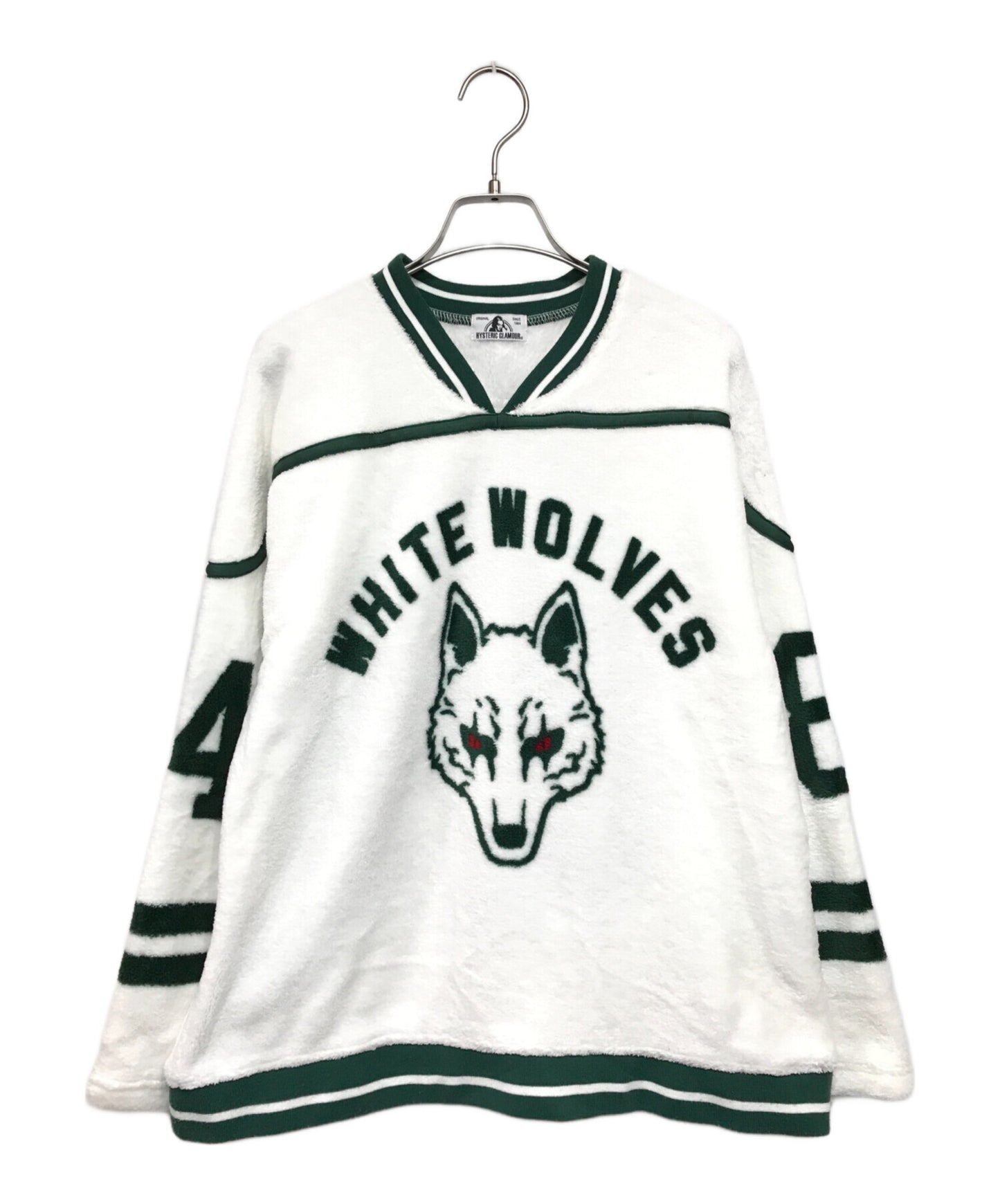 [Pre-owned] Hysteric Glamour WHITE WOLVES HOCKEY pt SW 0163CS05