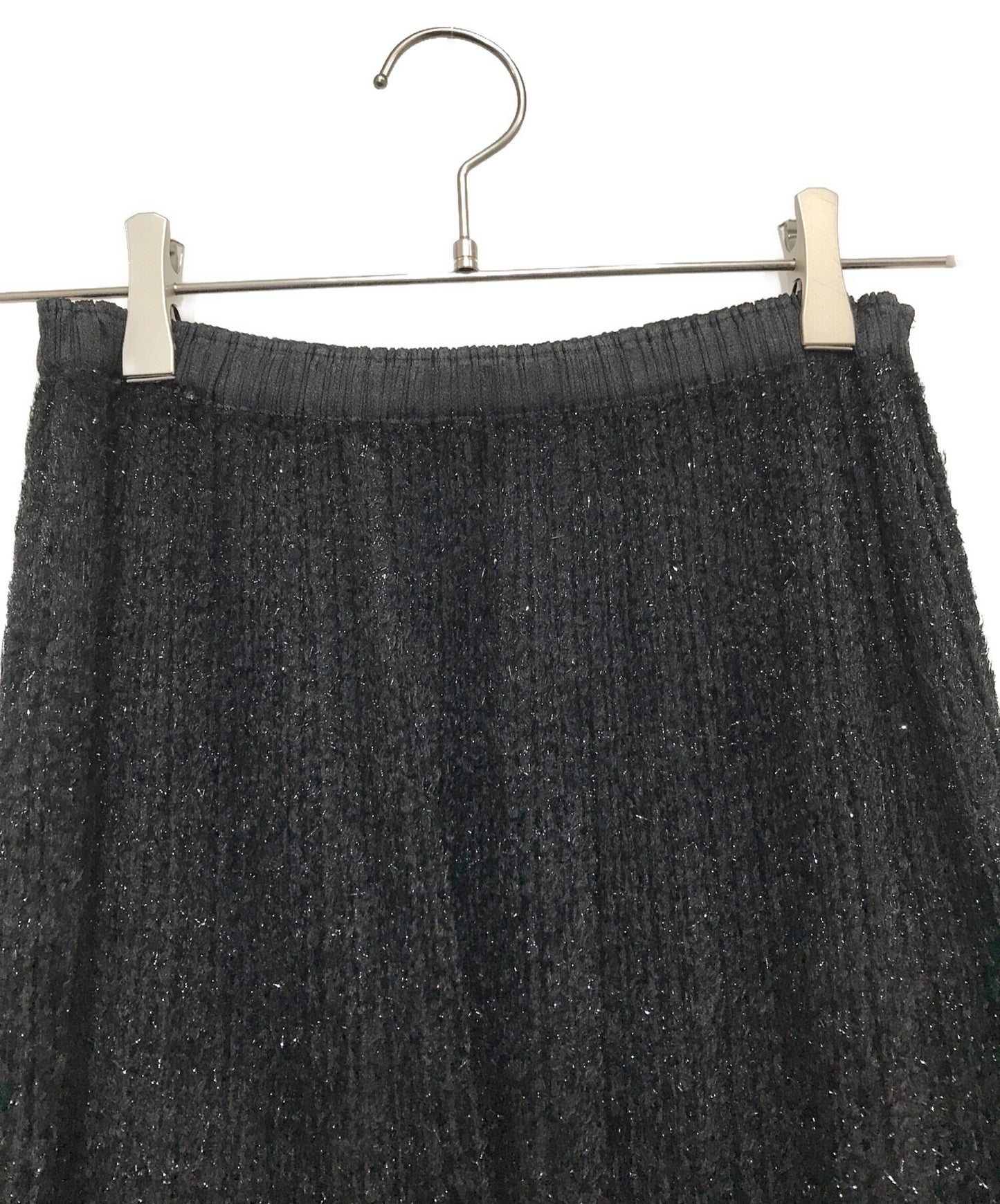 [Pre-owned] PLEATS PLEASE Lame Pleated Skirt PP53-JG783