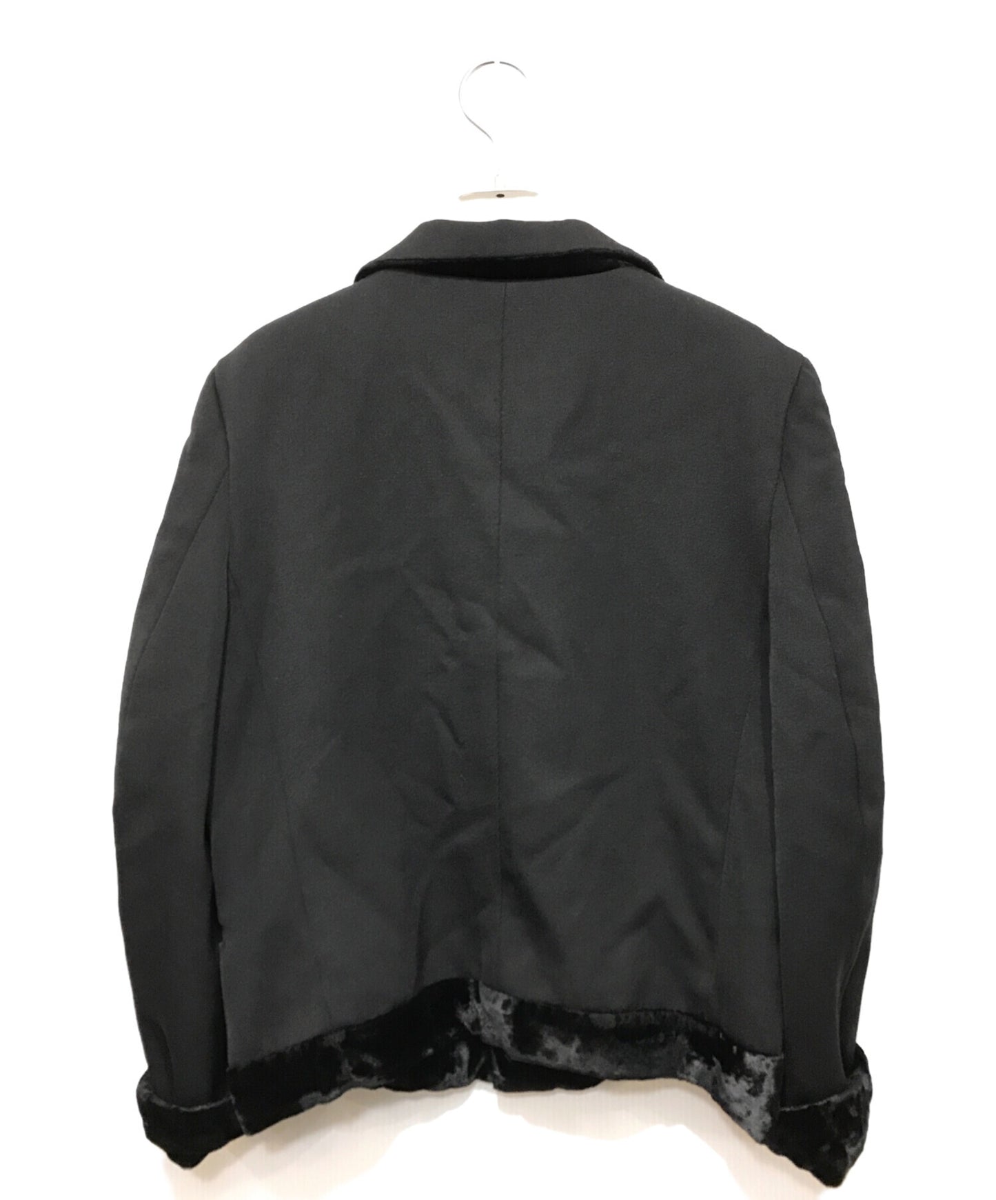[Pre-owned] tricot COMME des GARCONS Velour Switched Round Collar Jacket TJ-08019M