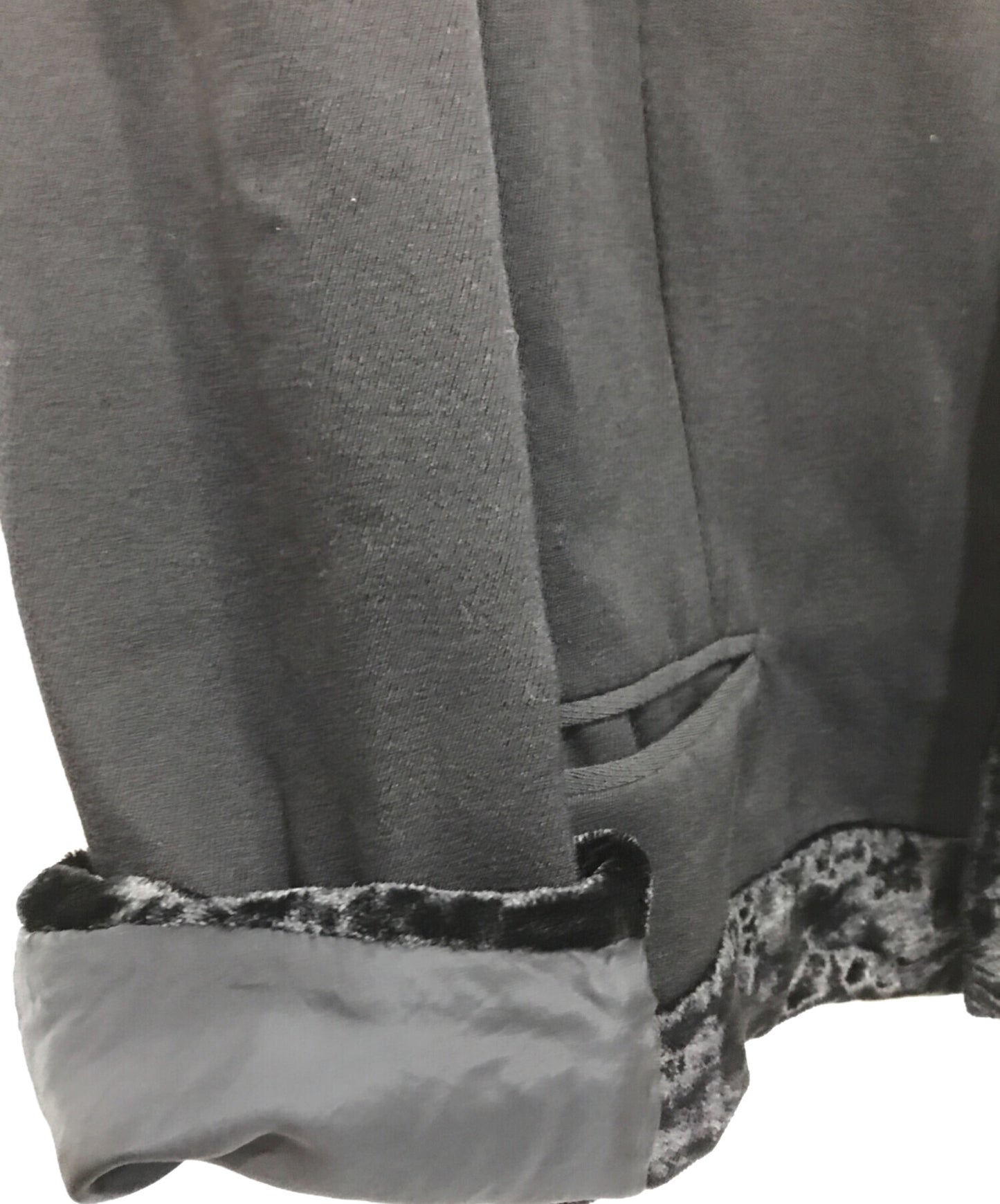 [Pre-owned] tricot COMME des GARCONS Velour Switched Round Collar Jacket TJ-08019M