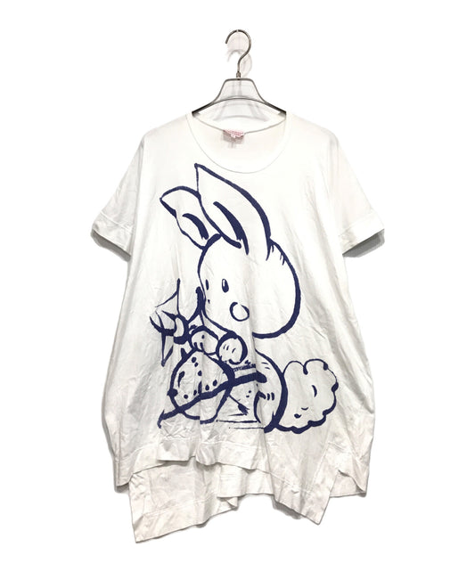 [Pre-owned] Vivienne Westwood RED LABEL Rabbit print oversized T-shirt 17-12-311008