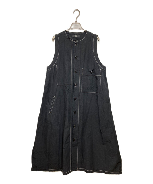 [Pre-owned] Y's 25SS COTTON LINEN DUMP SLEEVELESS DRESS YD-D26-023-2-01