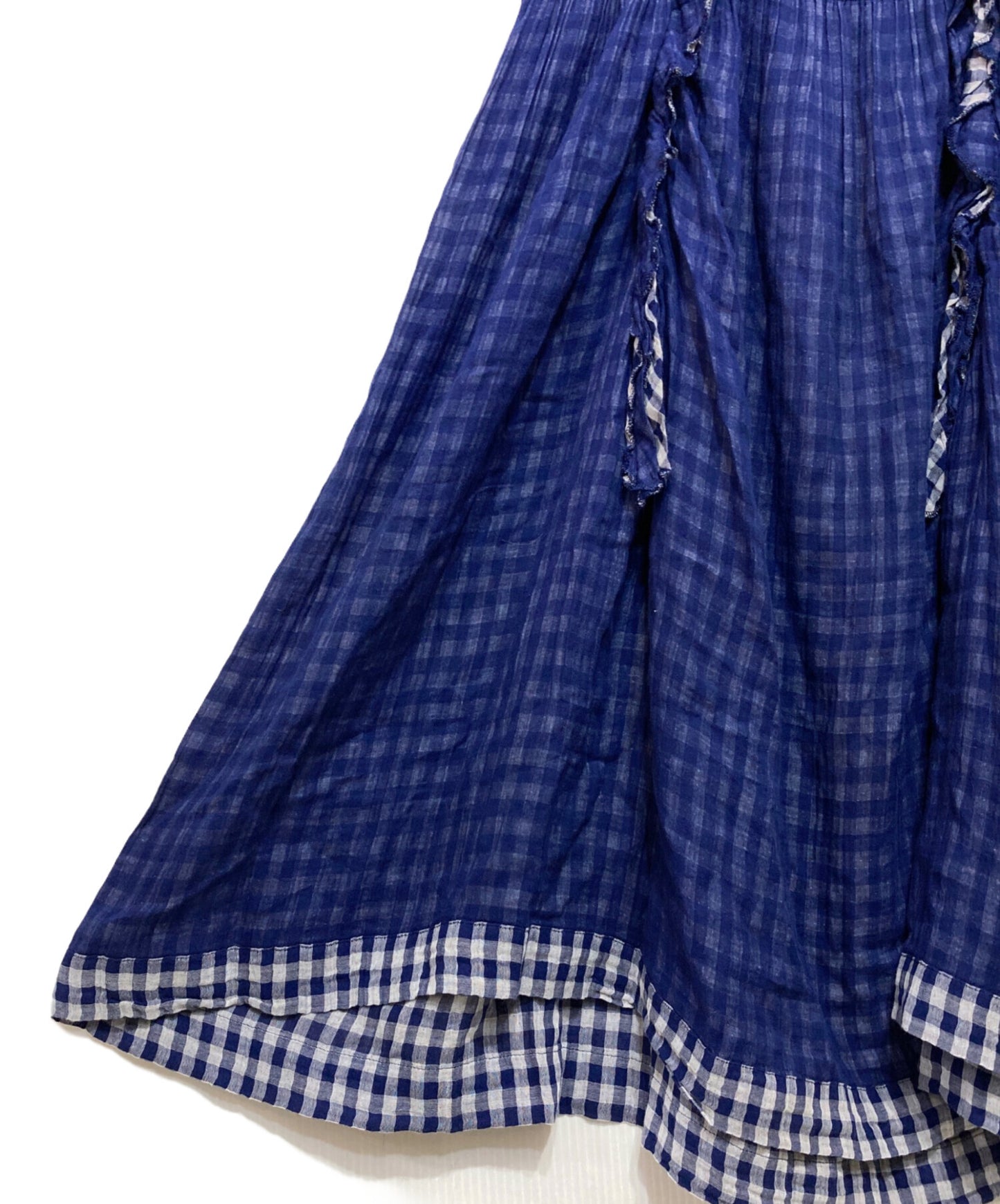 [Pre-owned] tricot COMME des GARCONS Check French Sleeve Dress TQ-O012