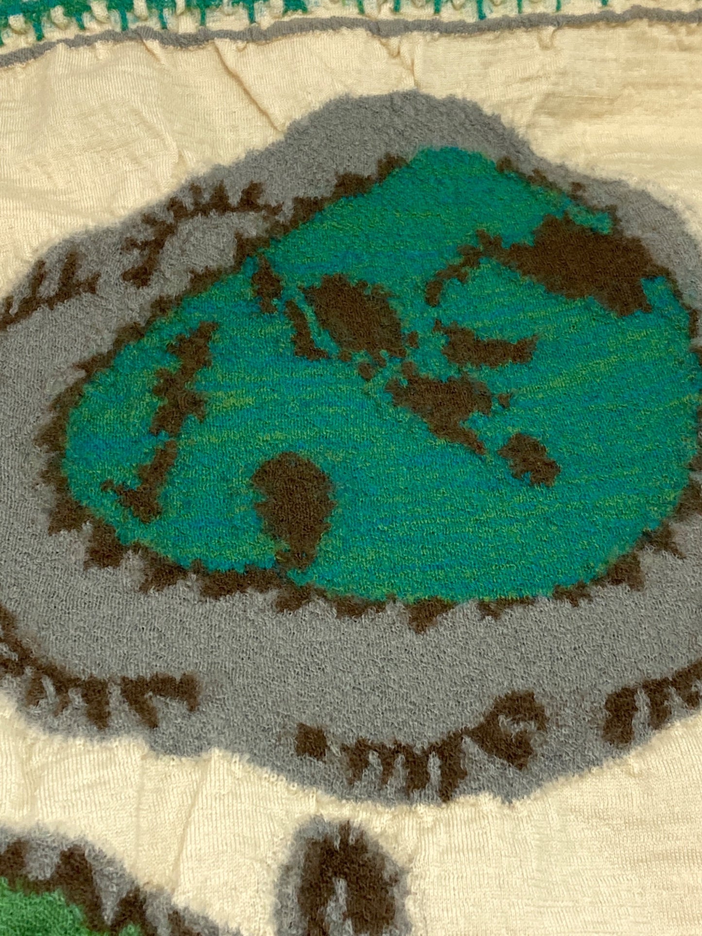 [Pre-owned] KAPITAL Full-patterned shrunken scarf