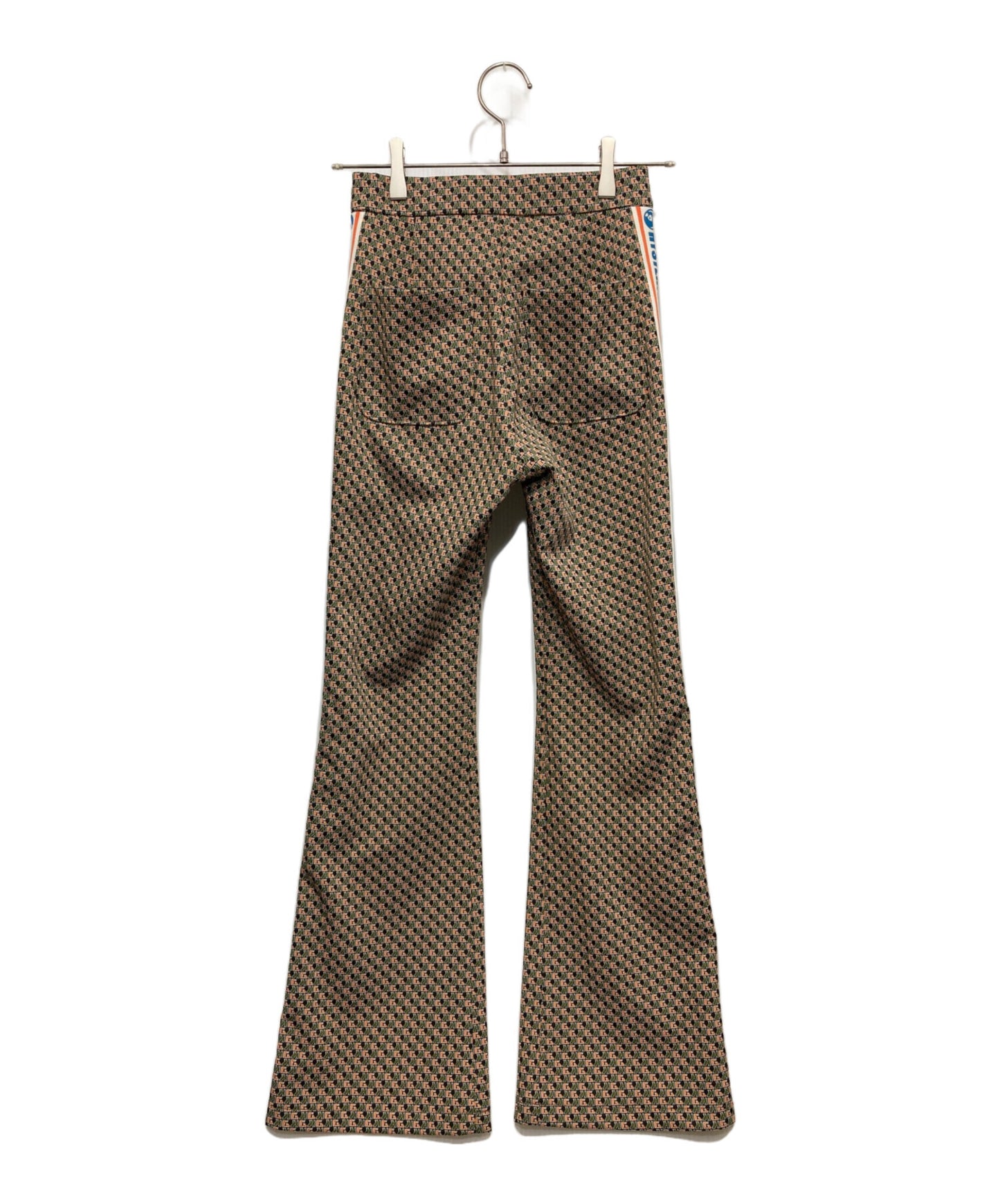 [Pre-owned] Hysteric Glamour HG MONOGRAM Pattern Jacquard Flared Pants 01241AP02