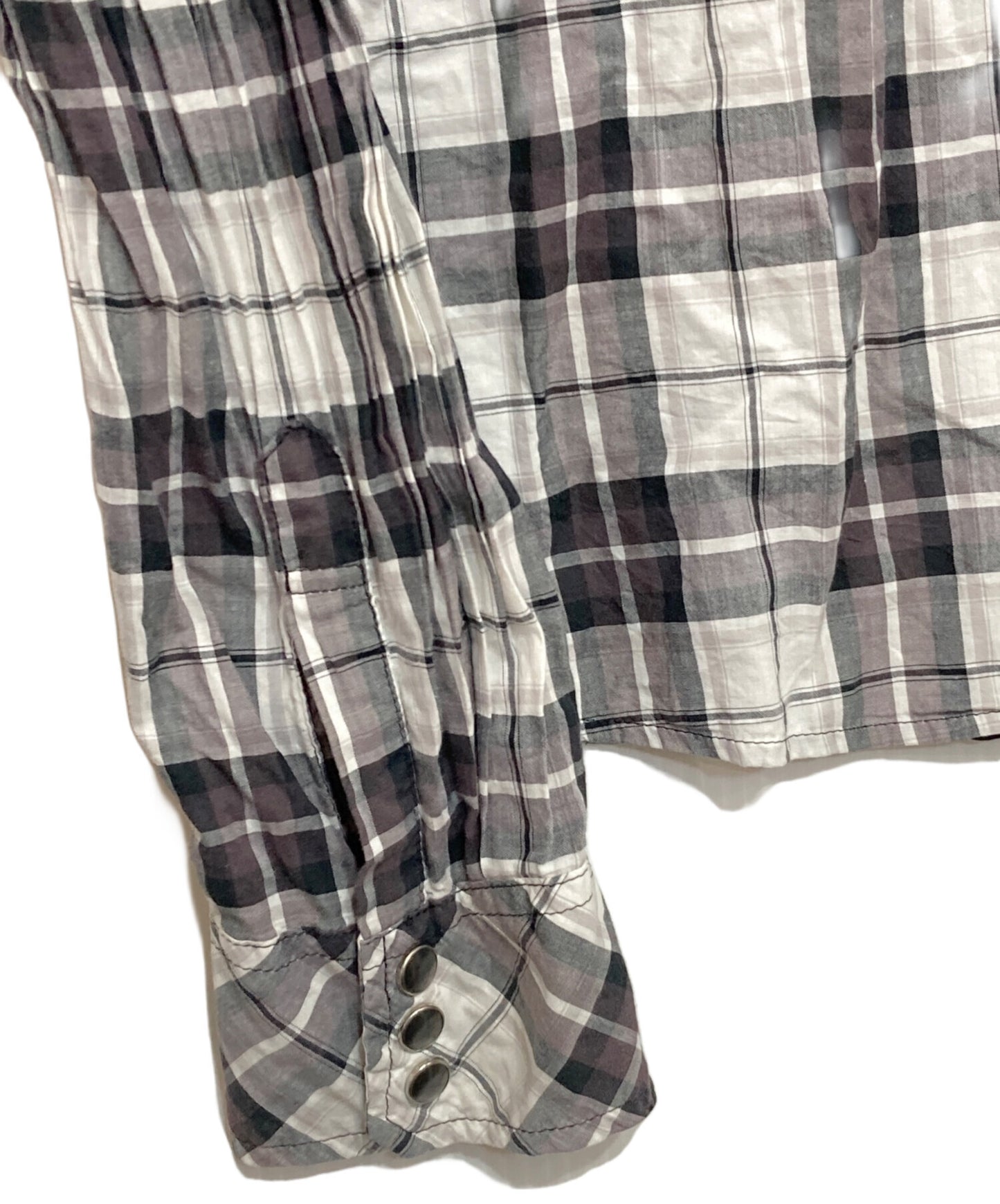 [Pre-owned] Hysteric Glamour check western shirt 4AH-1882