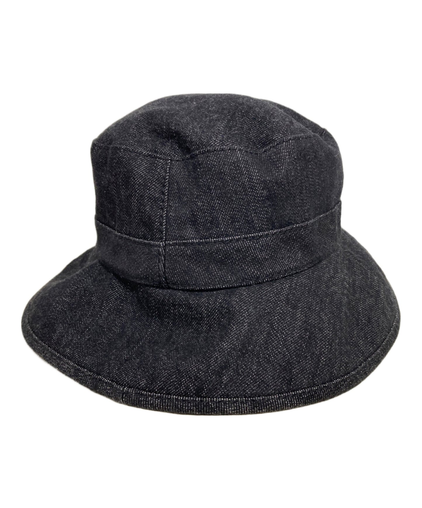 [Pre-owned] CHANEL Logo Embroidered Denim Bucket Hat